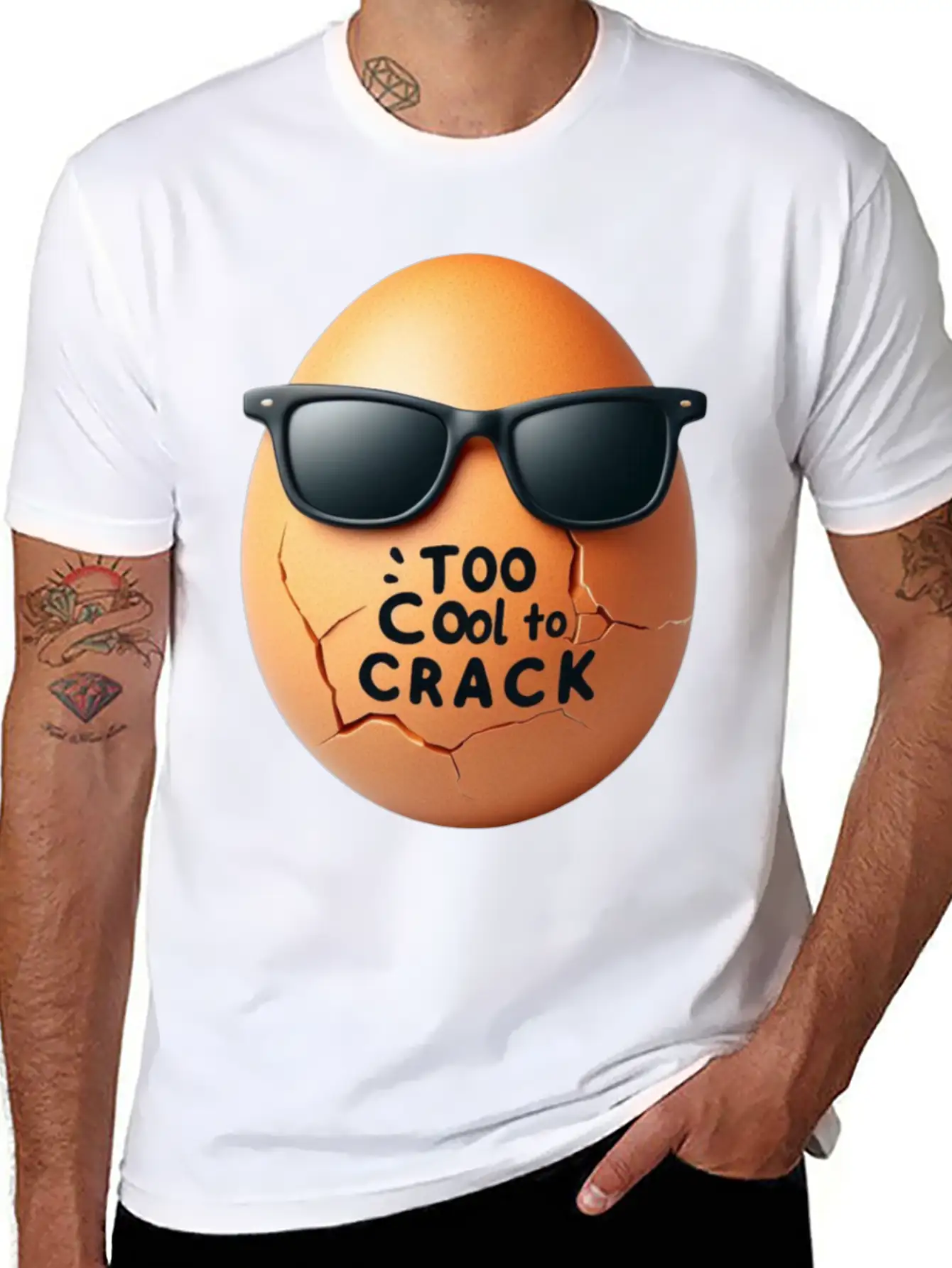 TOO COOL TO CRACK Comfortable Minimalist Graphic Tee – Summer Style Essential