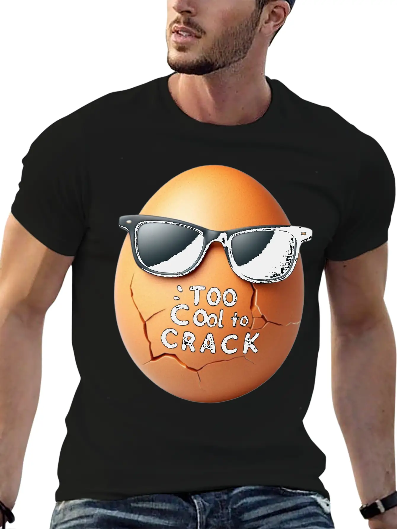 TOO COOL TO CRACK Comfortable Minimalist Graphic Tee – Summer Style Essential