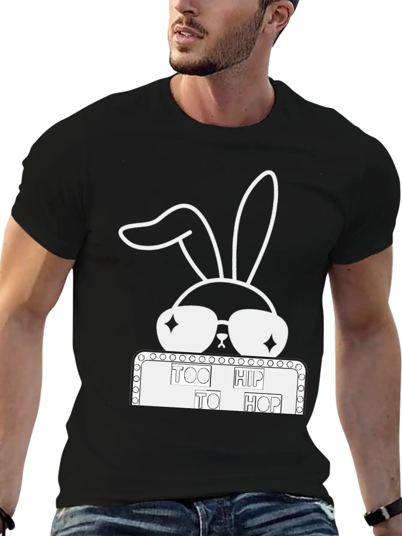 Too Hip To Hop Modern Fit Casual T-Shirt – Clean And Versatile Design