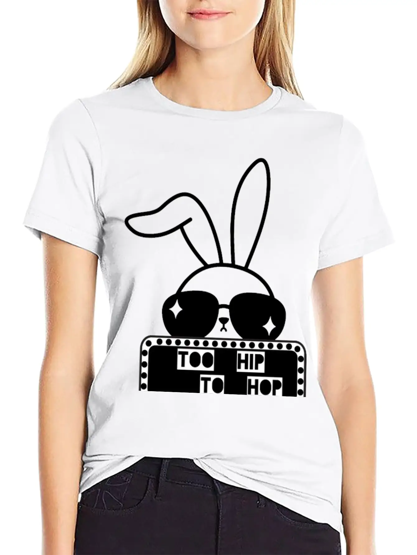 Too Hip To Hop Modern Fit Casual T-Shirt – Clean And Versatile Design