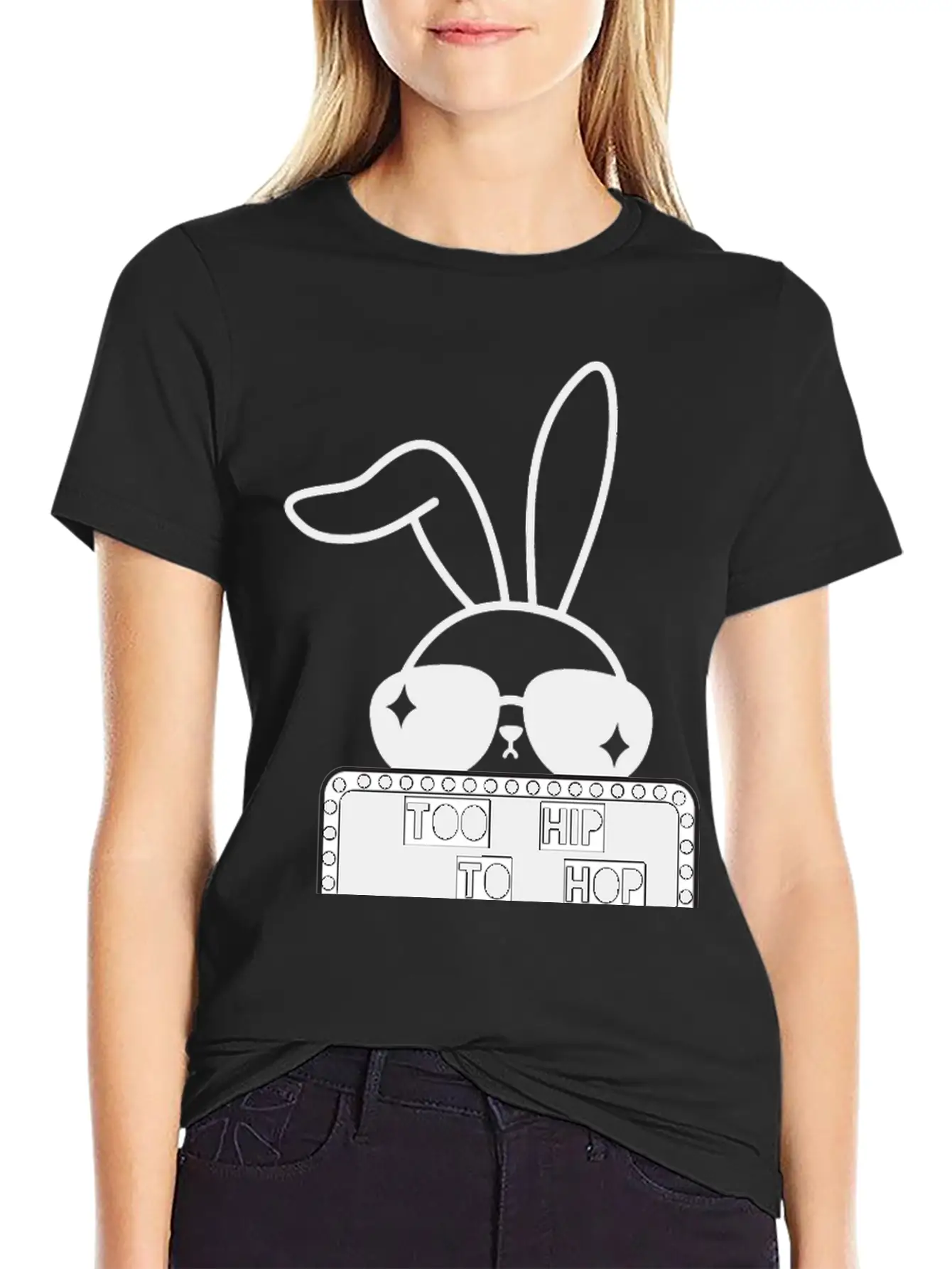 Too Hip To Hop Modern Fit Casual T-Shirt – Clean And Versatile Design