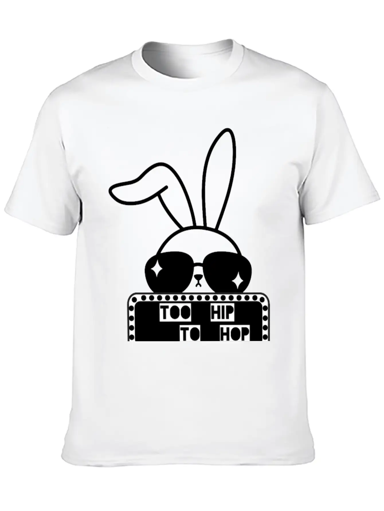 Too Hip To Hop Modern Fit Casual T-Shirt – Clean And Versatile Design