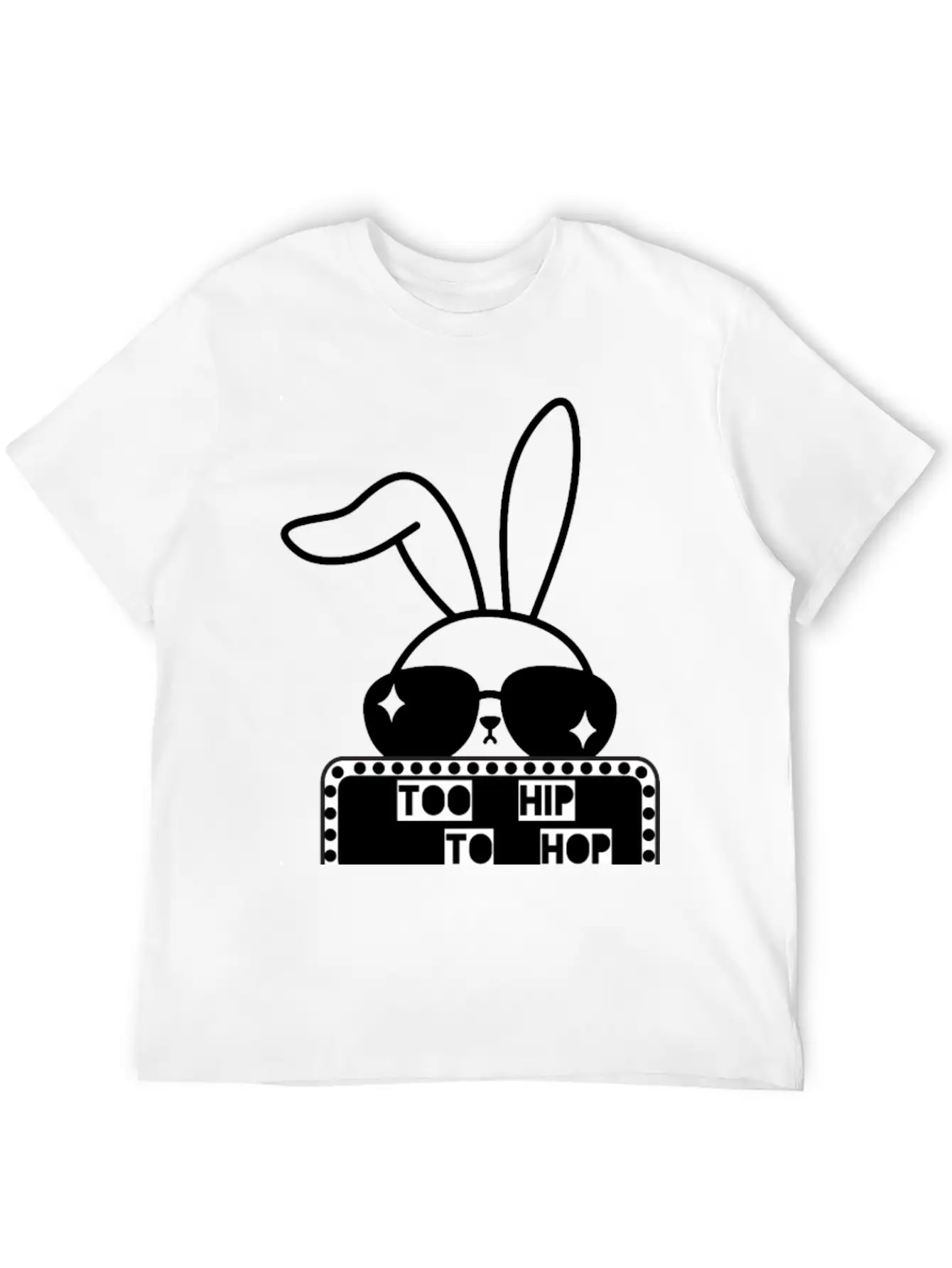 Too Hip To Hop Modern Fit Casual T-Shirt – Clean And Versatile Design