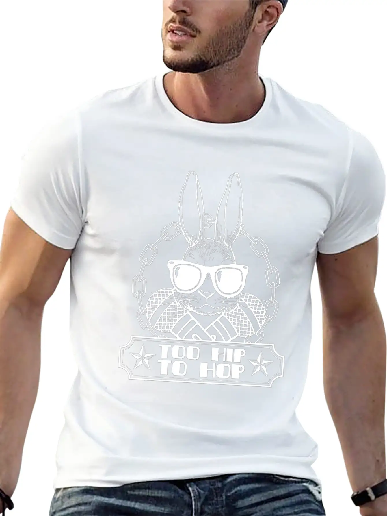 Too Hip To Hop Unisex Casual T-Shirt – Clean Design For Daily Comfort