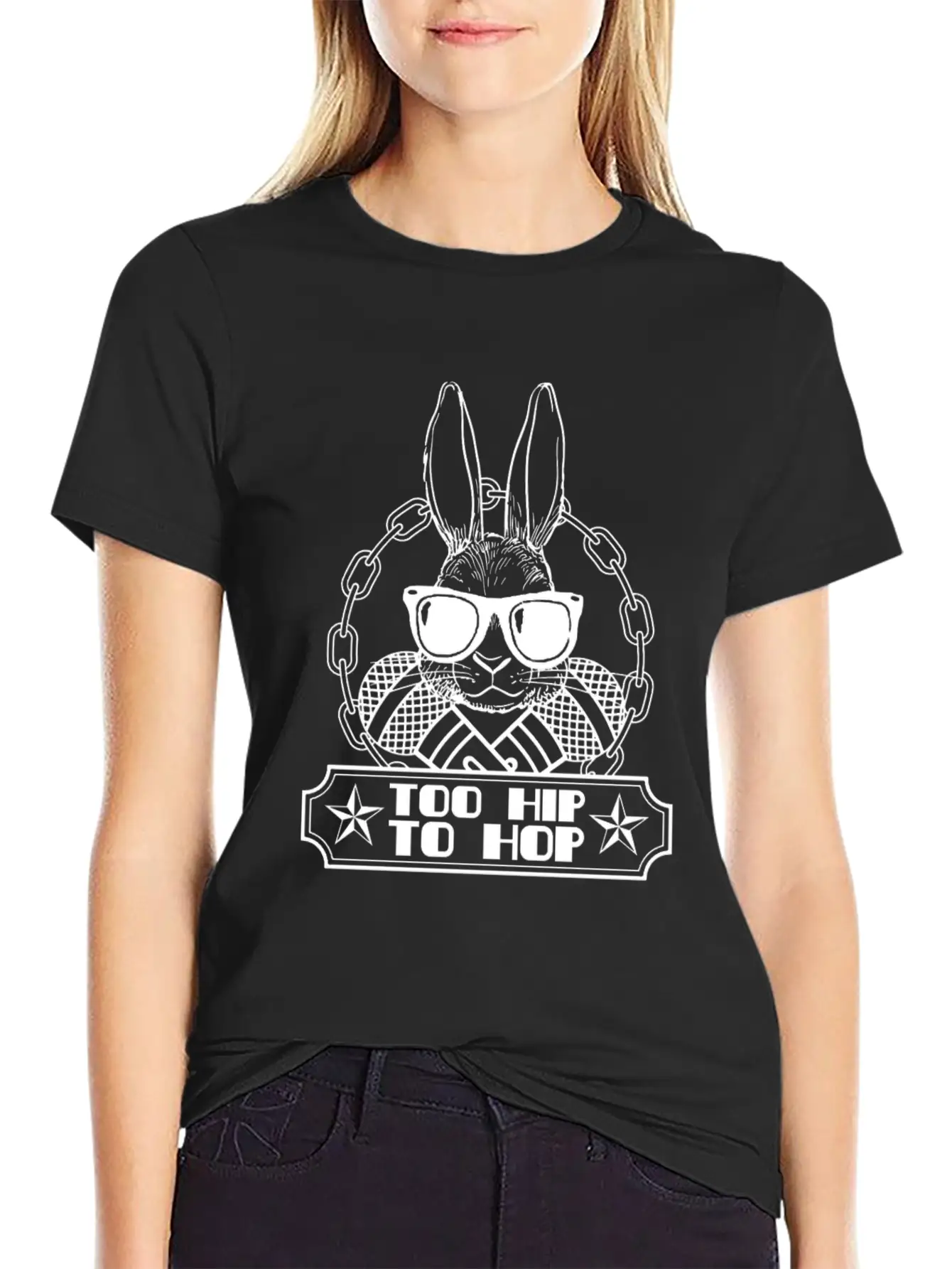 Too Hip To Hop Unisex Casual T-Shirt – Clean Design For Daily Comfort