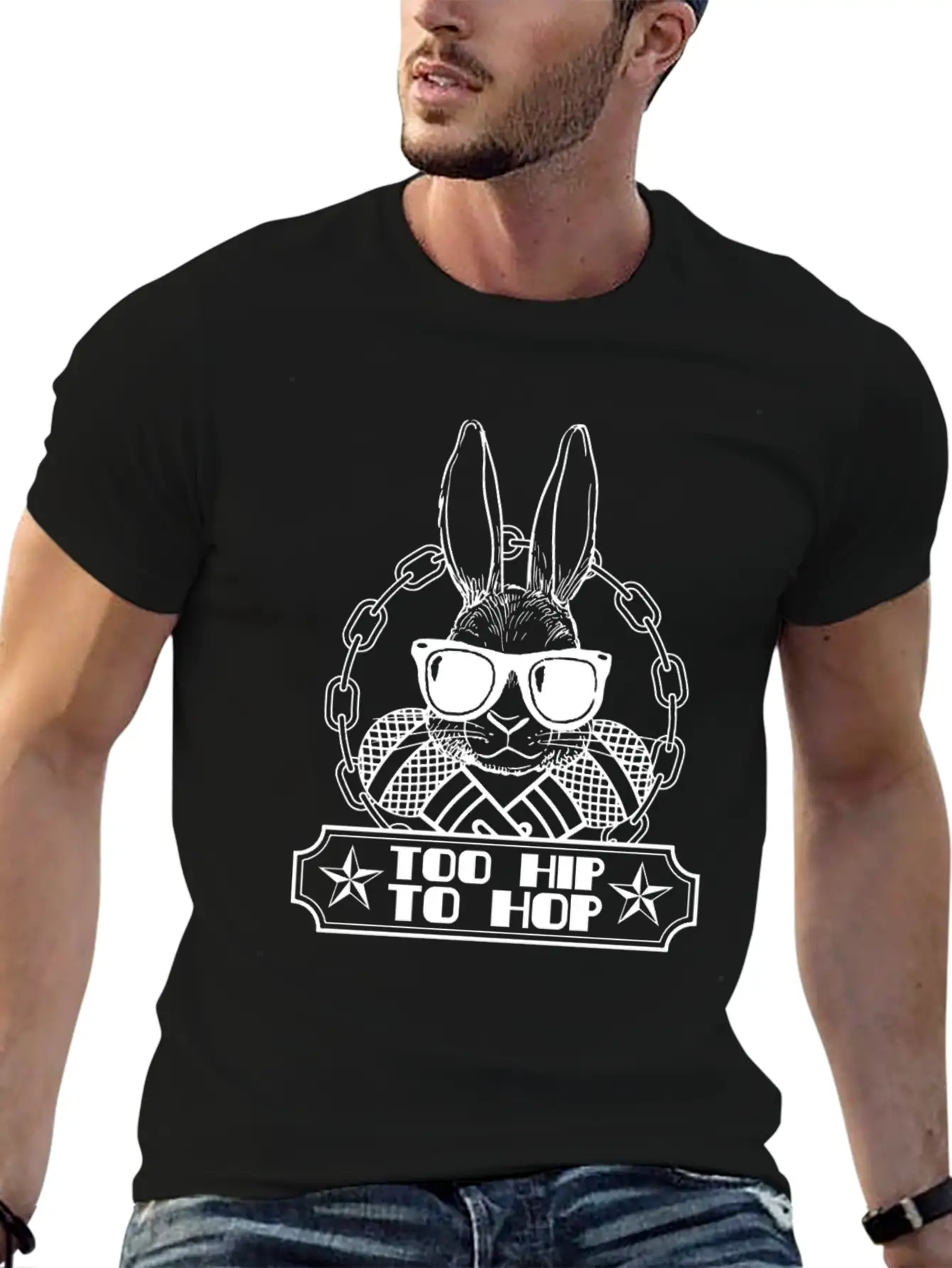 Too Hip To Hop Unisex Casual T-Shirt – Clean Design For Daily Comfort
