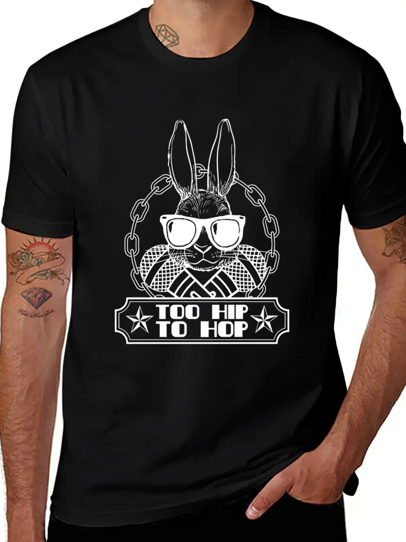 Too Hip To Hop Unisex Casual T-Shirt – Clean Design For Daily Comfort