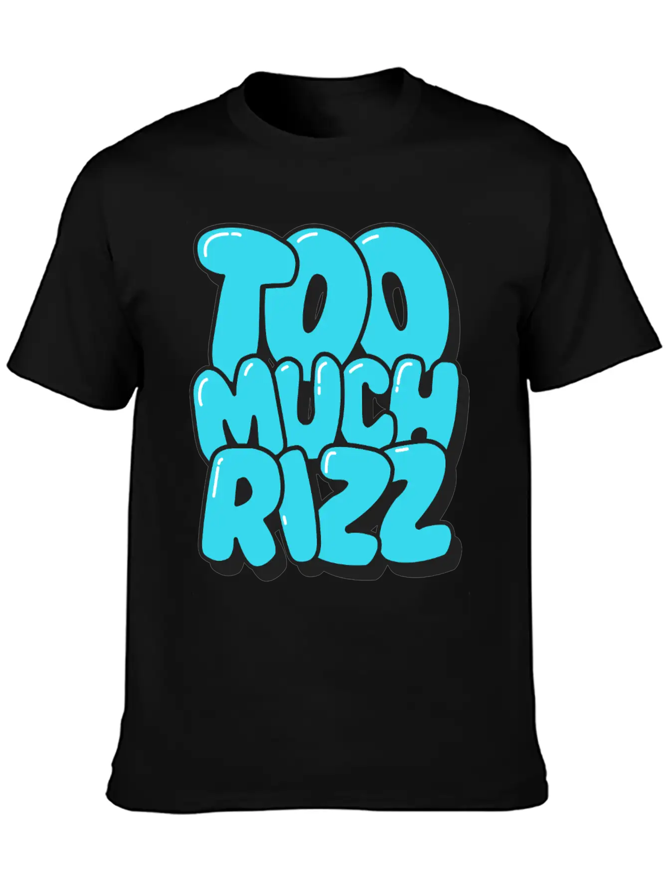 Too Much Rizz – Unstoppable Charm Essential Cotton Tee For Daily Outfits – Unisex Style