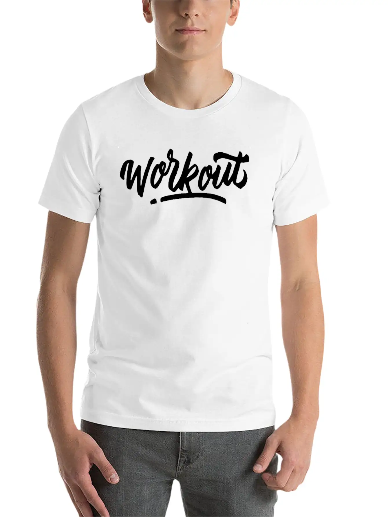 Top Seller Workout Fit Soft Cotton Short Sleeve Tee – Unisex Wardrobe Staple