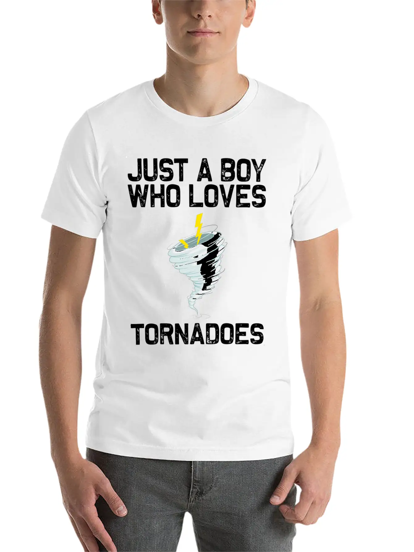 Tornado For Hurricane Weather Chaser Lightweight Cotton T-Shirt – Daily Comfort Graphic Shirt