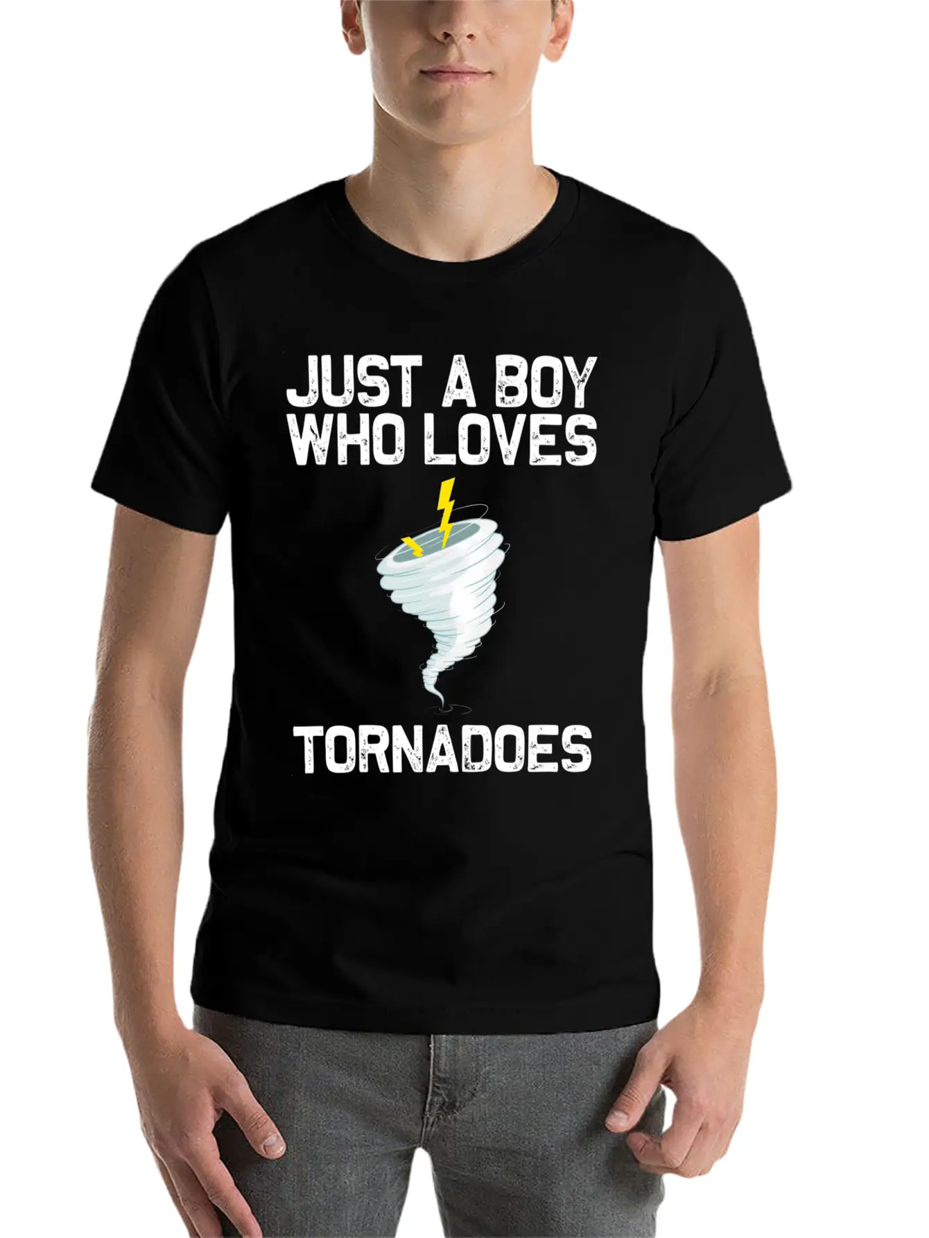 Tornado For Hurricane Weather Chaser Lightweight Cotton T-Shirt – Daily Comfort Graphic Shirt