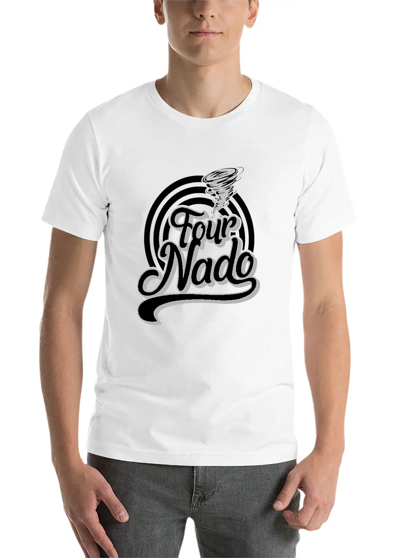 Tornado Kid Shirt, Four Nado Tee, Meteorologist Lightweight Cotton T-Shirt – Daily Comfort Graphic Shirt