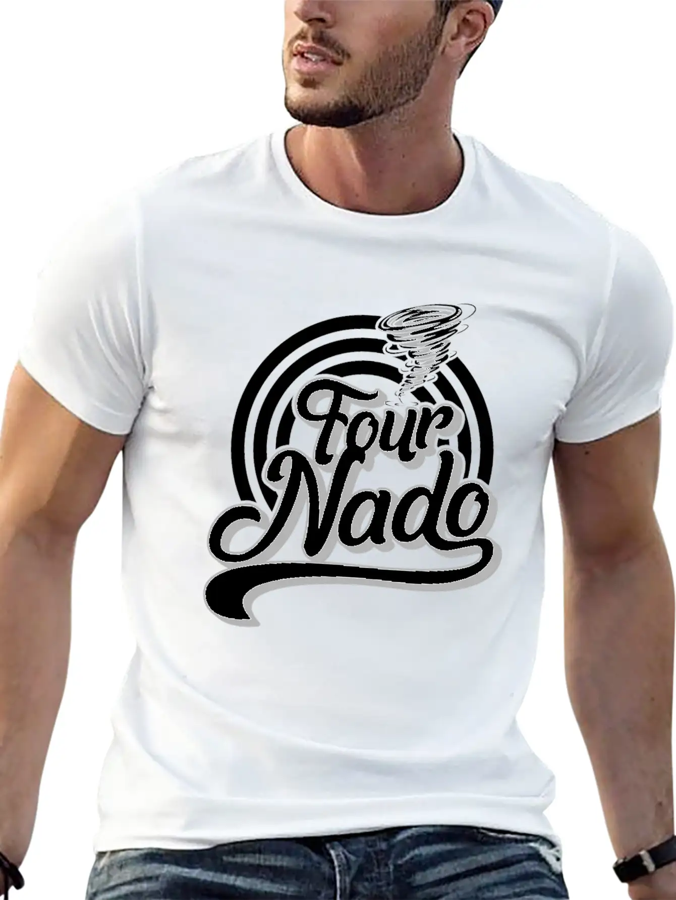 Tornado Kid Shirt, Four Nado Tee, Meteorologist Lightweight Cotton T-Shirt – Daily Comfort Graphic Shirt