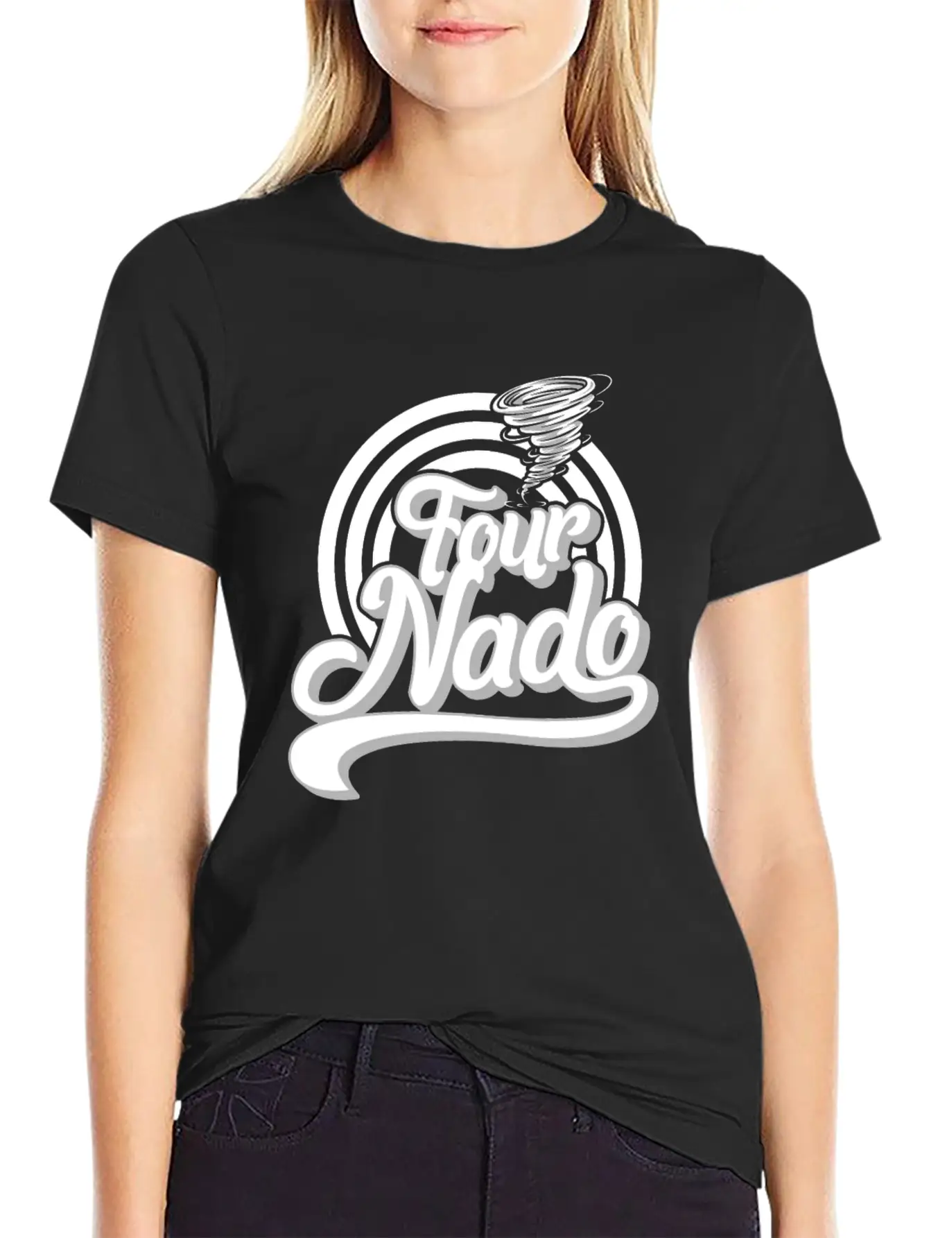 Tornado Kid Shirt, Four Nado Tee, Meteorologist Lightweight Cotton T-Shirt – Daily Comfort Graphic Shirt