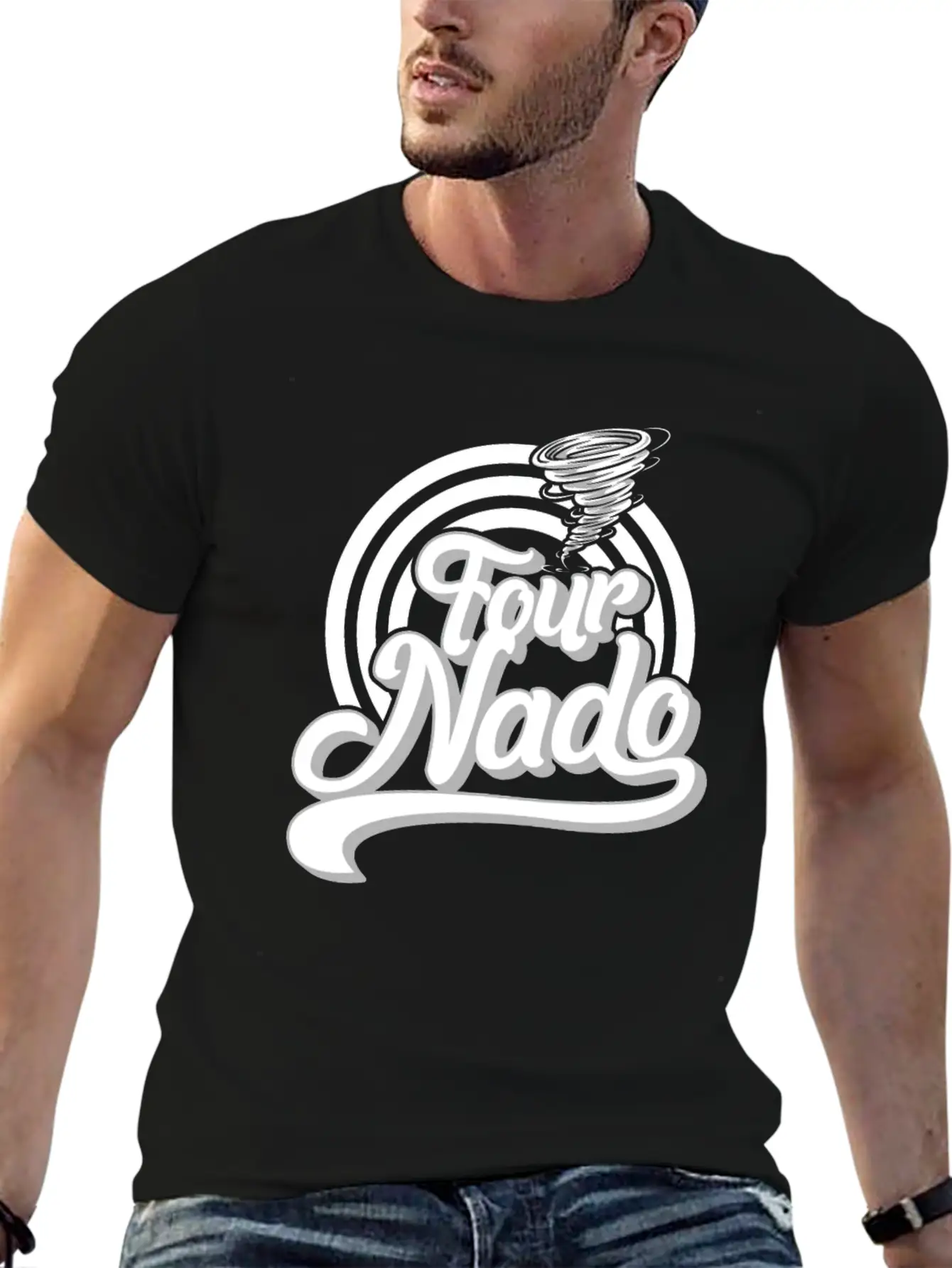 Tornado Kid Shirt, Four Nado Tee, Meteorologist Lightweight Cotton T-Shirt – Daily Comfort Graphic Shirt