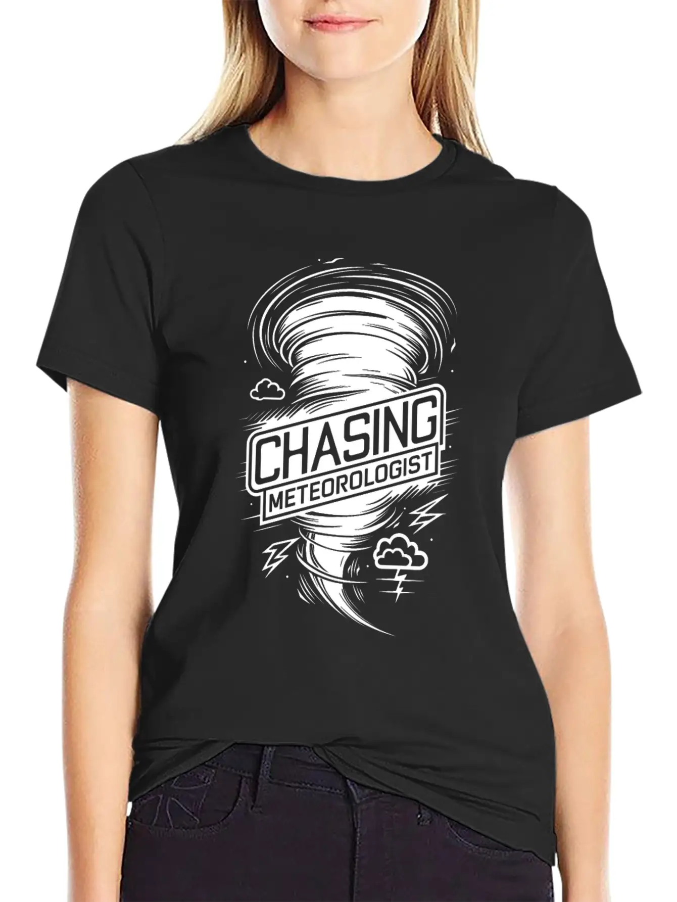 Tornado Twister Chasing Meteorologist Unisex Casual T-Shirt ��� Clean Design For Daily Comfort