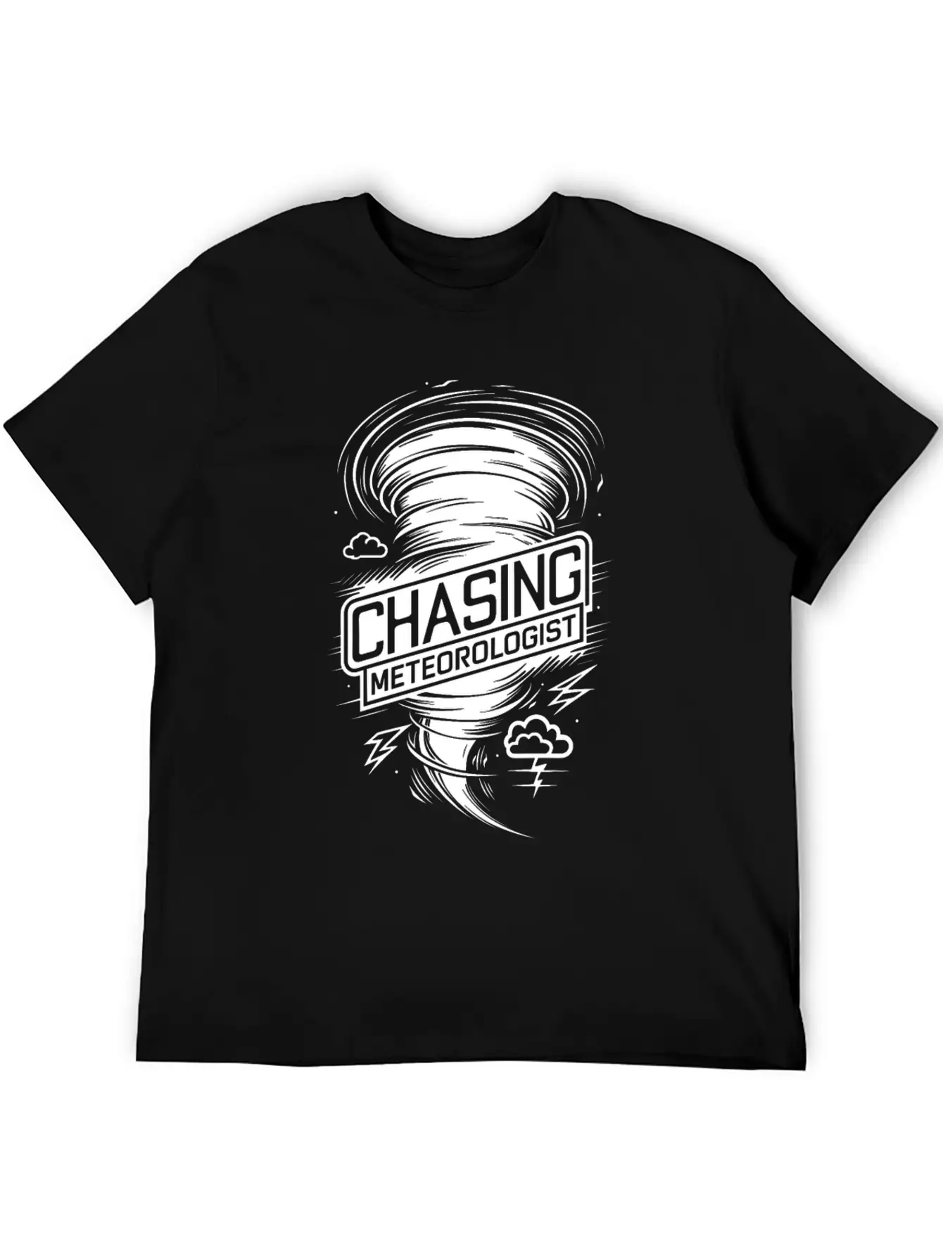 Tornado Twister Chasing Meteorologist Unisex Casual T-Shirt ��� Clean Design For Daily Comfort