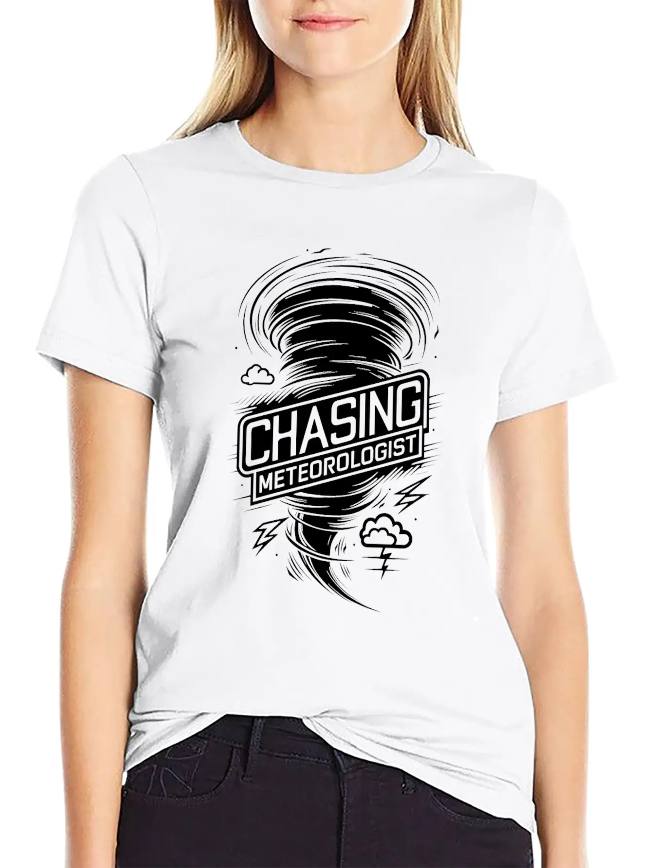 Tornado Twister Chasing Meteorologist Unisex Casual T-Shirt ��� Clean Design For Daily Comfort