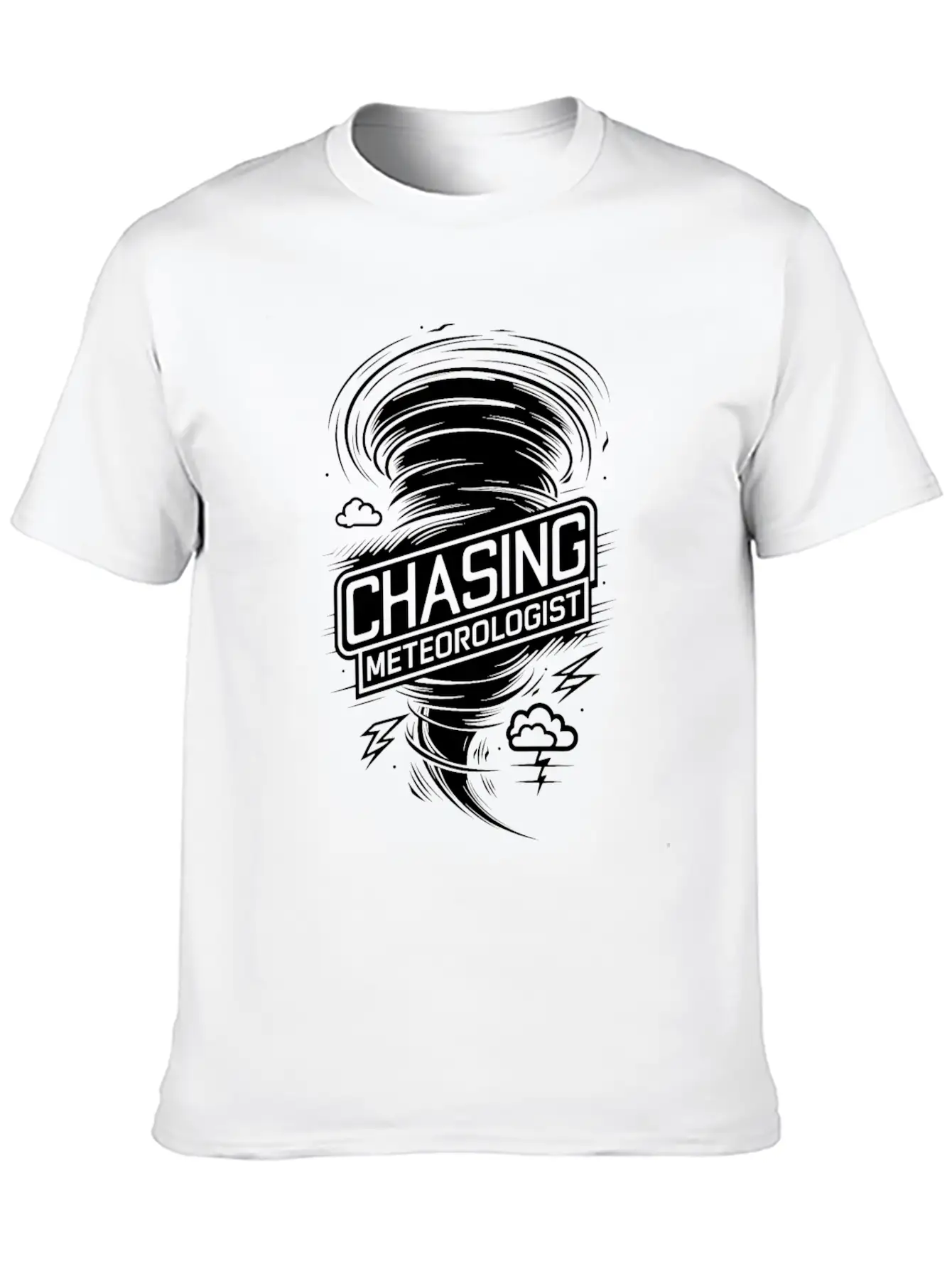Tornado Twister Chasing Meteorologist Unisex Casual T-Shirt ��� Clean Design For Daily Comfort