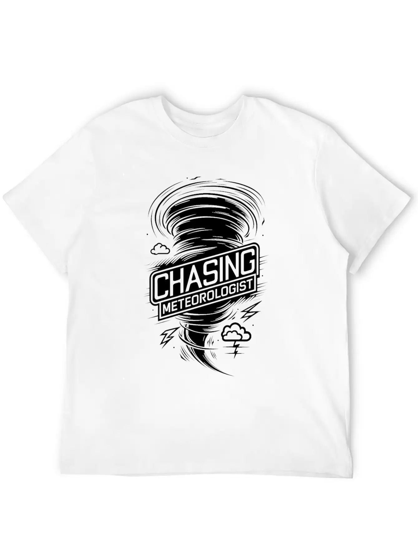Tornado Twister Chasing Meteorologist Unisex Casual T-Shirt ��� Clean Design For Daily Comfort