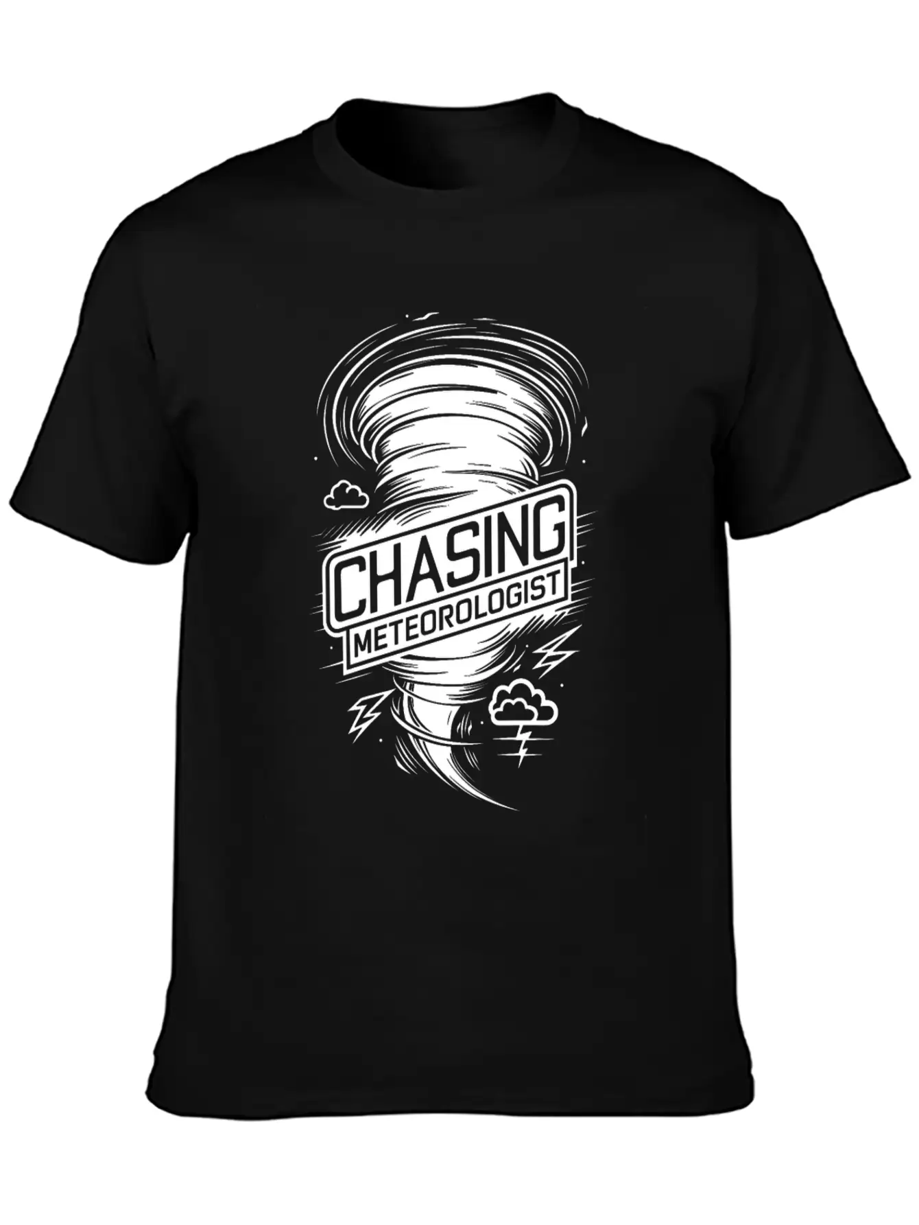 Tornado Twister Chasing Meteorologist Unisex Casual T-Shirt ��� Clean Design For Daily Comfort