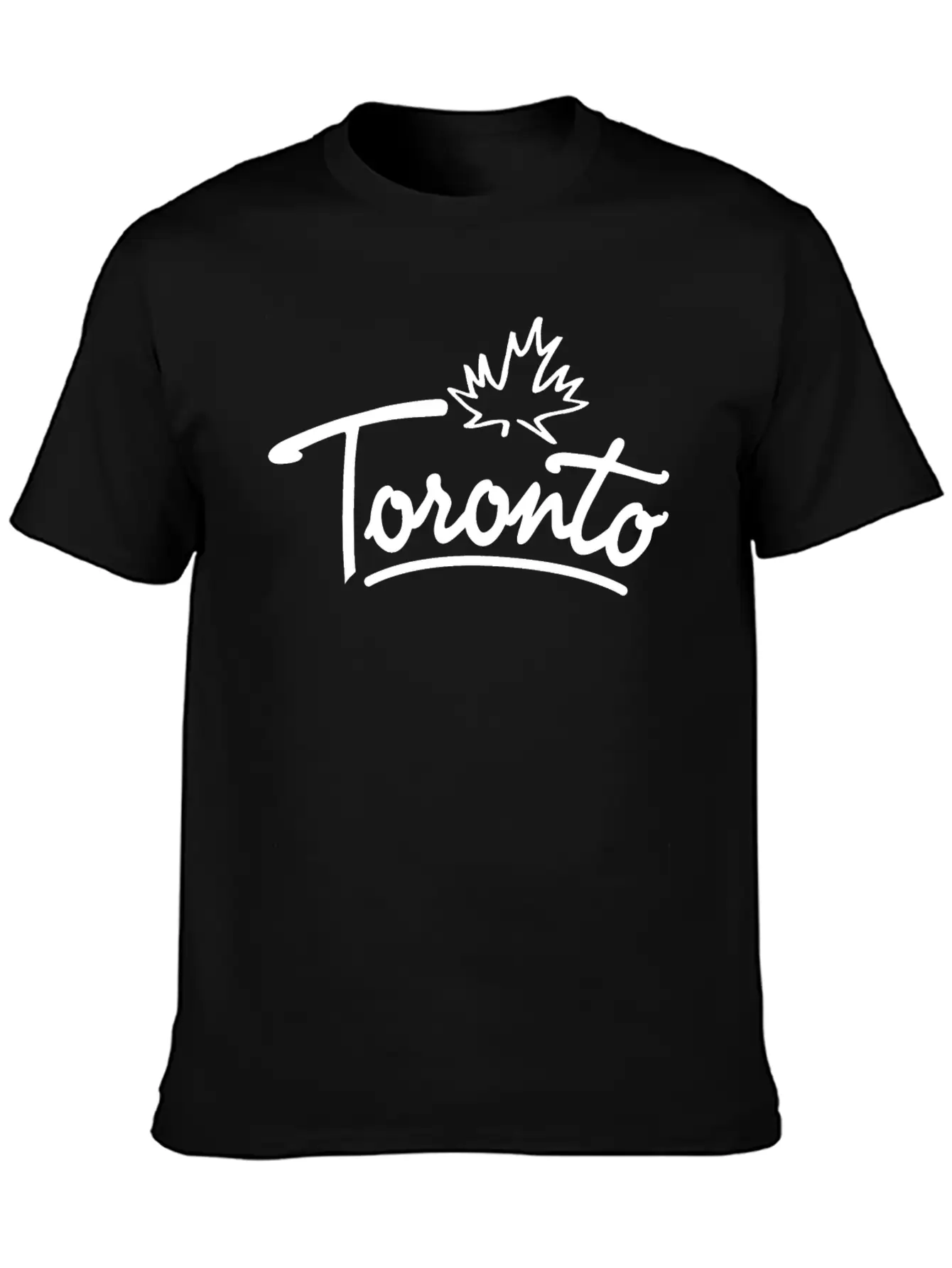 Toronto Leaf Script B Essential Cotton Tee For Daily Outfits – Unisex Style