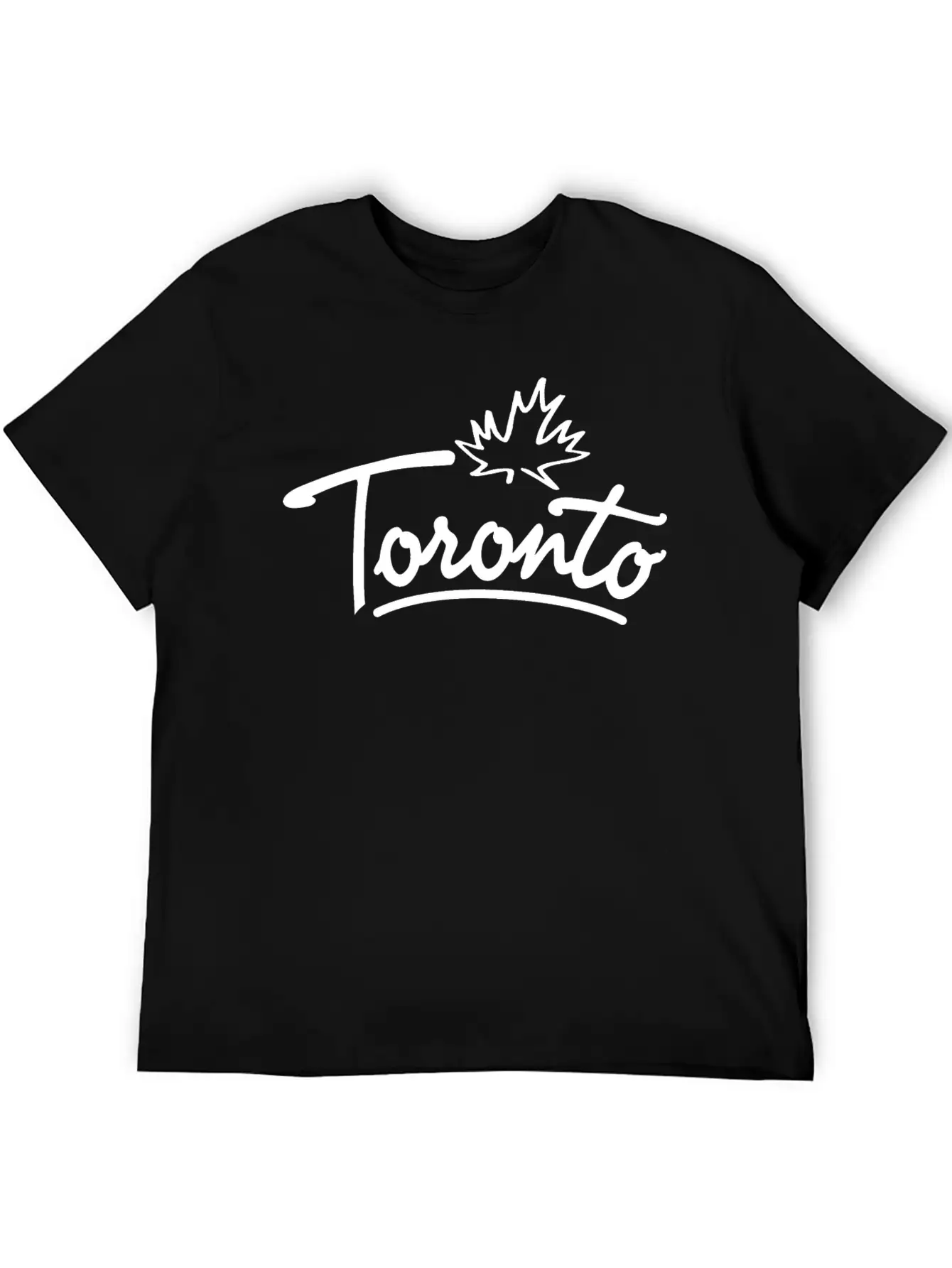 Toronto Leaf Script B Essential Cotton Tee For Daily Outfits – Unisex Style