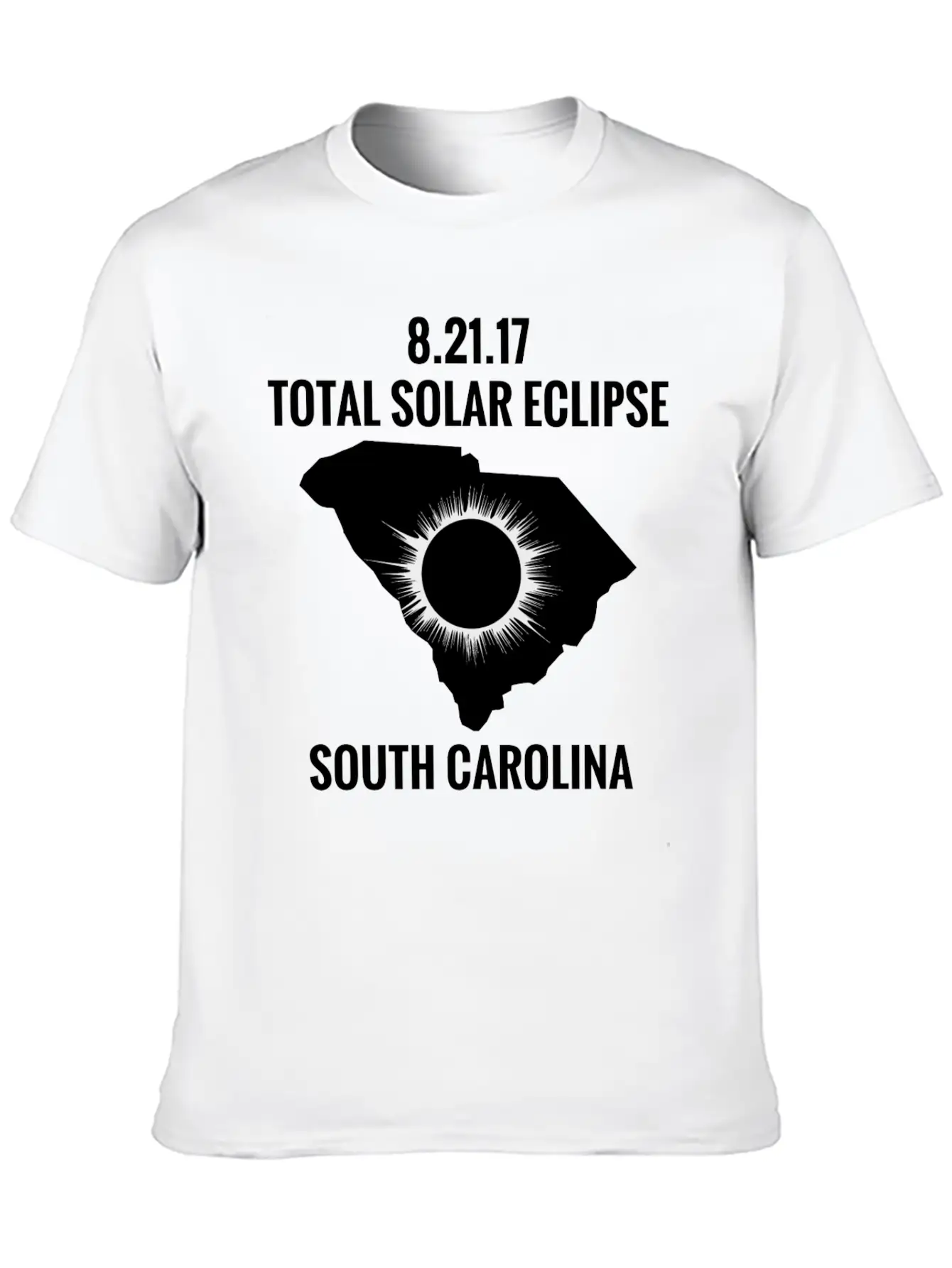Total Solar Eclipse 2017 South Carolina Classic Fit Graphic Tee For Daily Comfort – Unisex Cotton Shirt