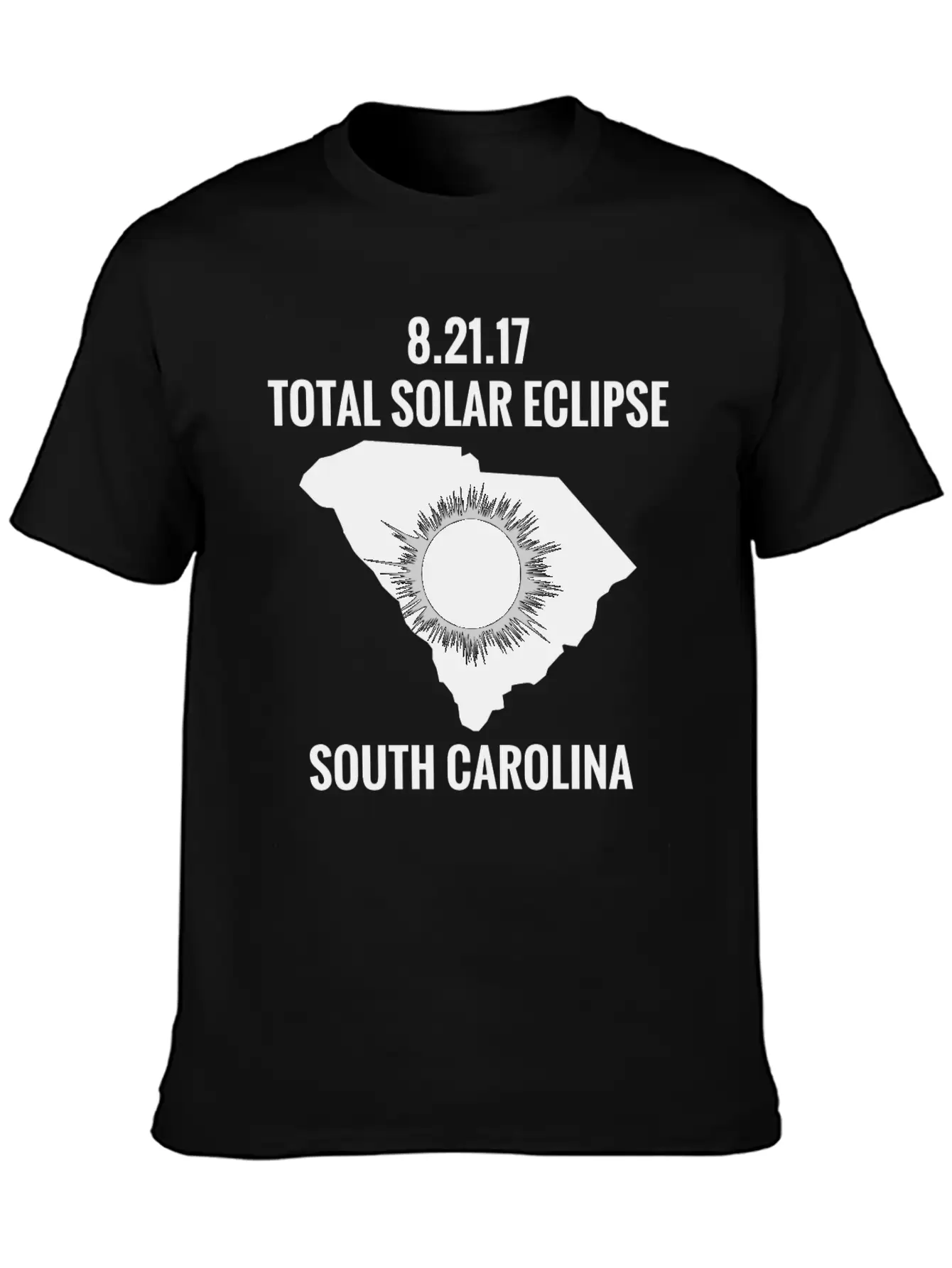 Total Solar Eclipse 2017 South Carolina Classic Fit Graphic Tee For Daily Comfort – Unisex Cotton Shirt