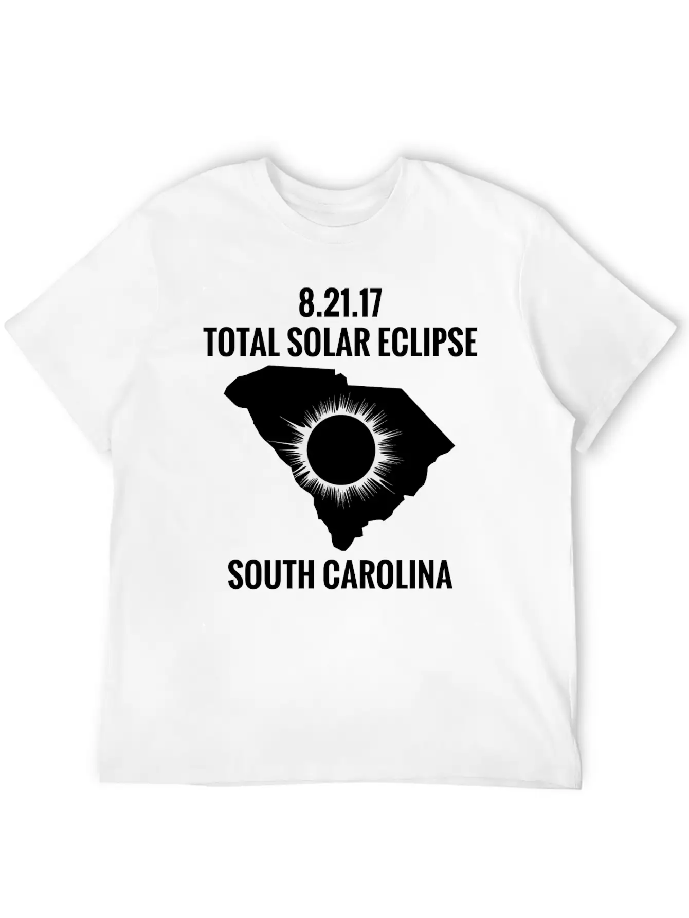 Total Solar Eclipse 2017 South Carolina Classic Fit Graphic Tee For Daily Comfort – Unisex Cotton Shirt