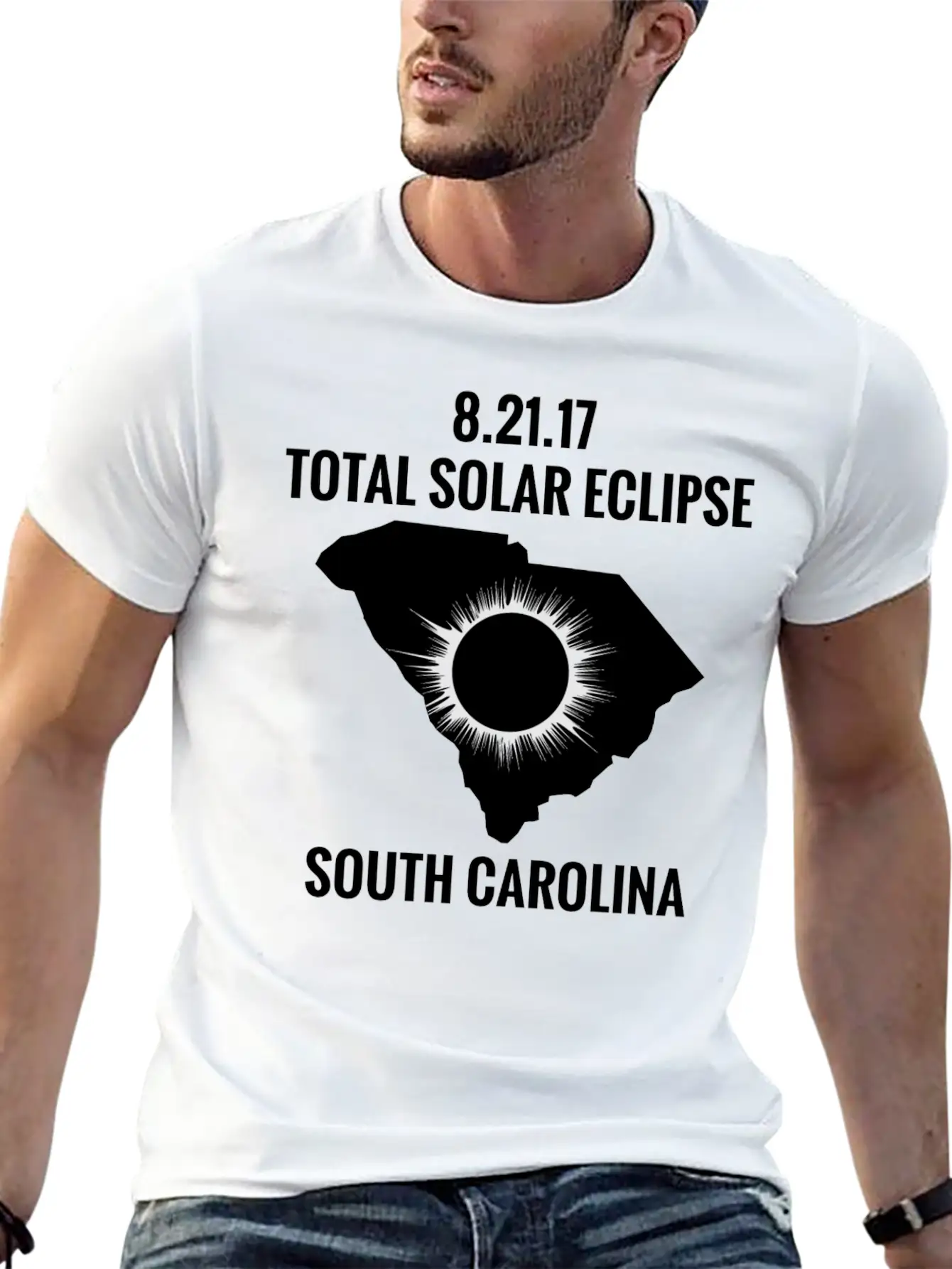 Total Solar Eclipse 2017 South Carolina Classic Fit Graphic Tee For Daily Comfort – Unisex Cotton Shirt