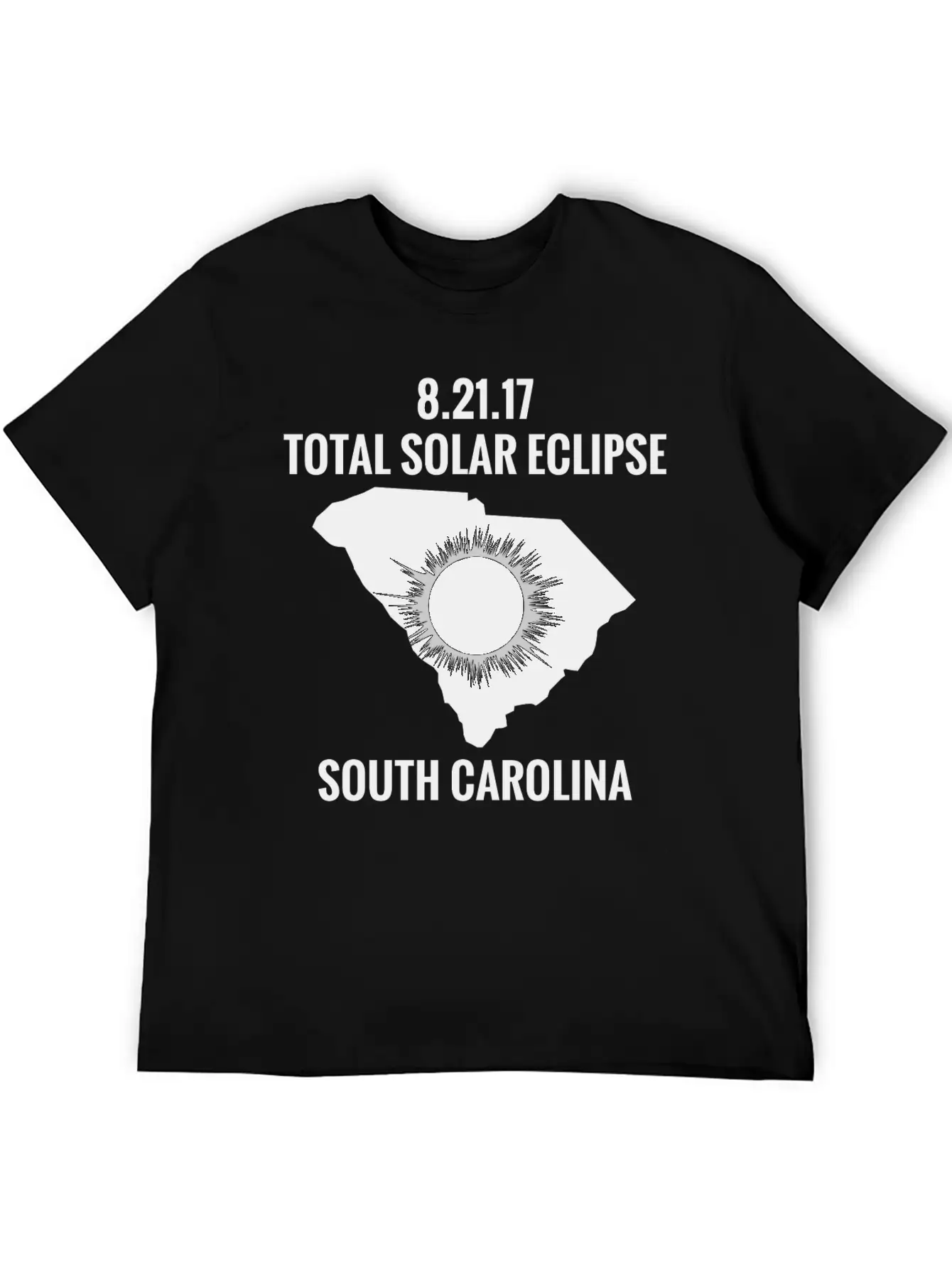 Total Solar Eclipse 2017 South Carolina Classic Fit Graphic Tee For Daily Comfort – Unisex Cotton Shirt