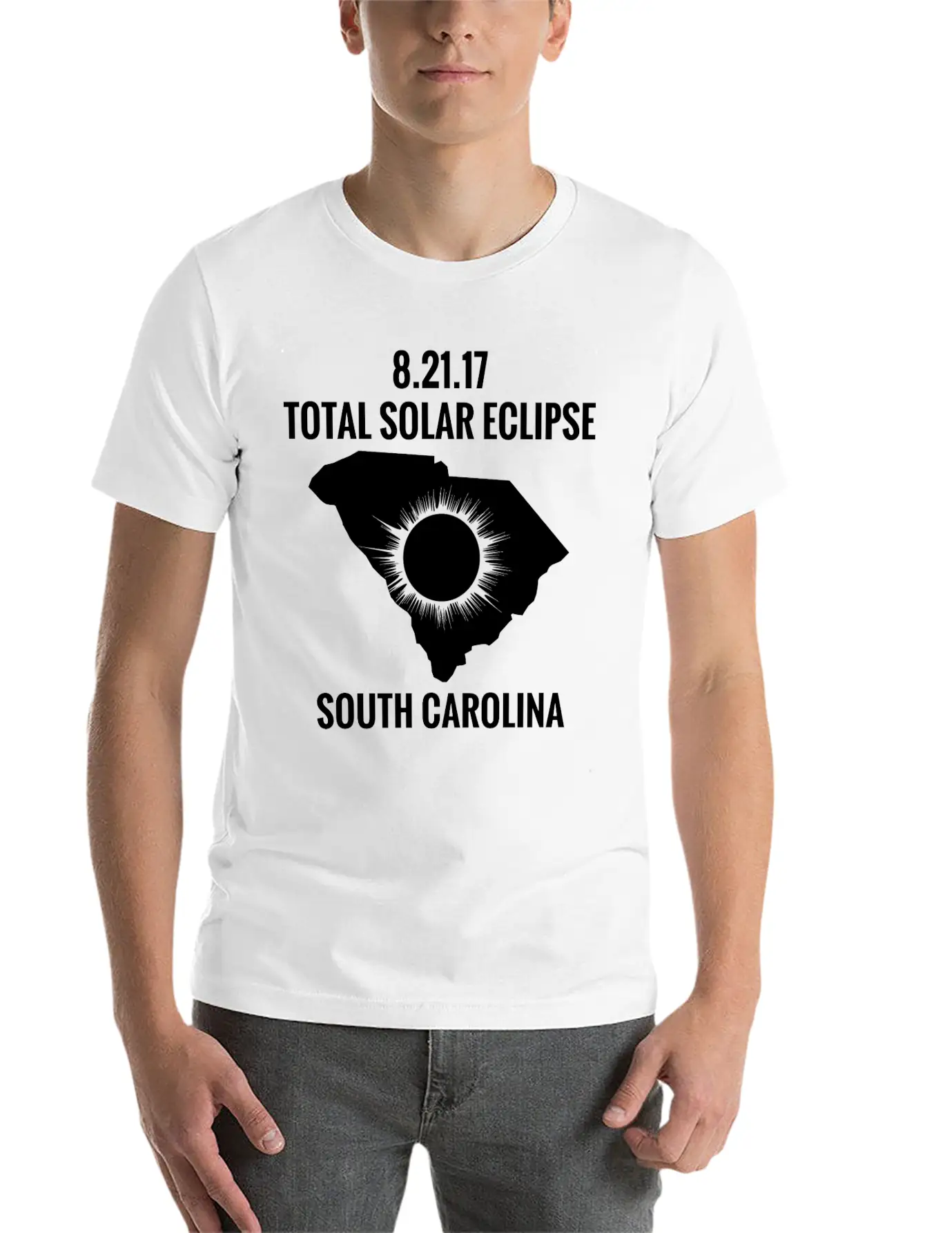 Total Solar Eclipse 2017 South Carolina Classic Fit Graphic Tee For Daily Comfort – Unisex Cotton Shirt