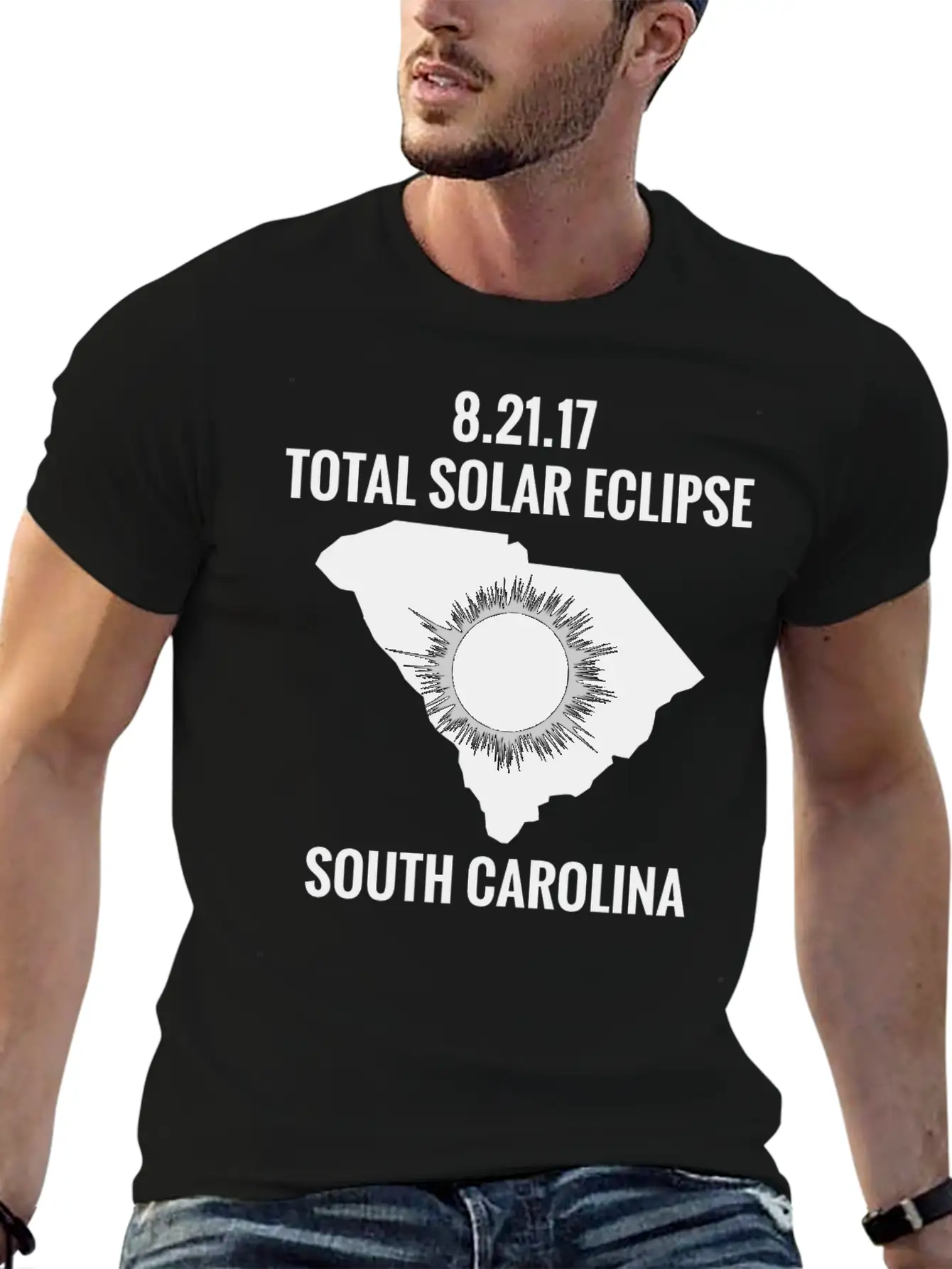 Total Solar Eclipse 2017 South Carolina Classic Fit Graphic Tee For Daily Comfort – Unisex Cotton Shirt