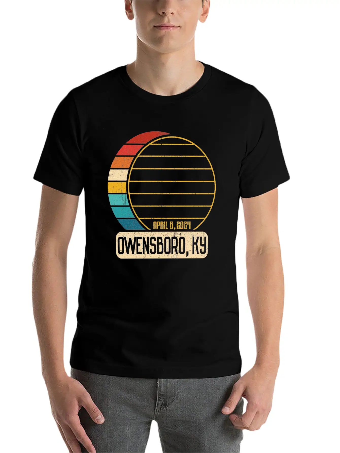 Total Solar Eclipse Kentucky Owensboro EclipseOwen Basic Graphic T-Shirt – Daily Comfort In Soft Cotton