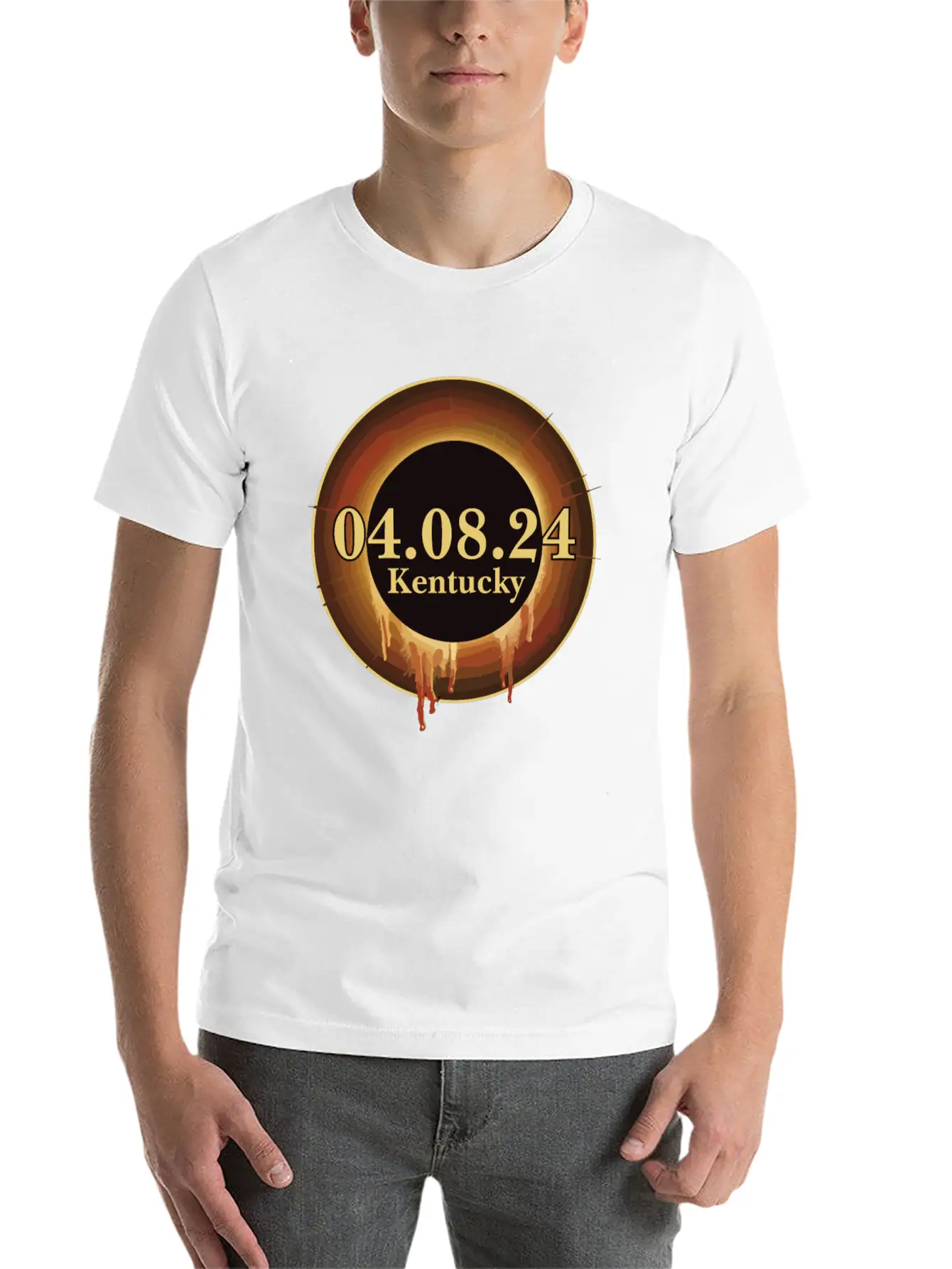 Total Solar Eclipse Path Of Totality Kentucky Unisex Casual T-Shirt – Clean Design For Daily Comfort