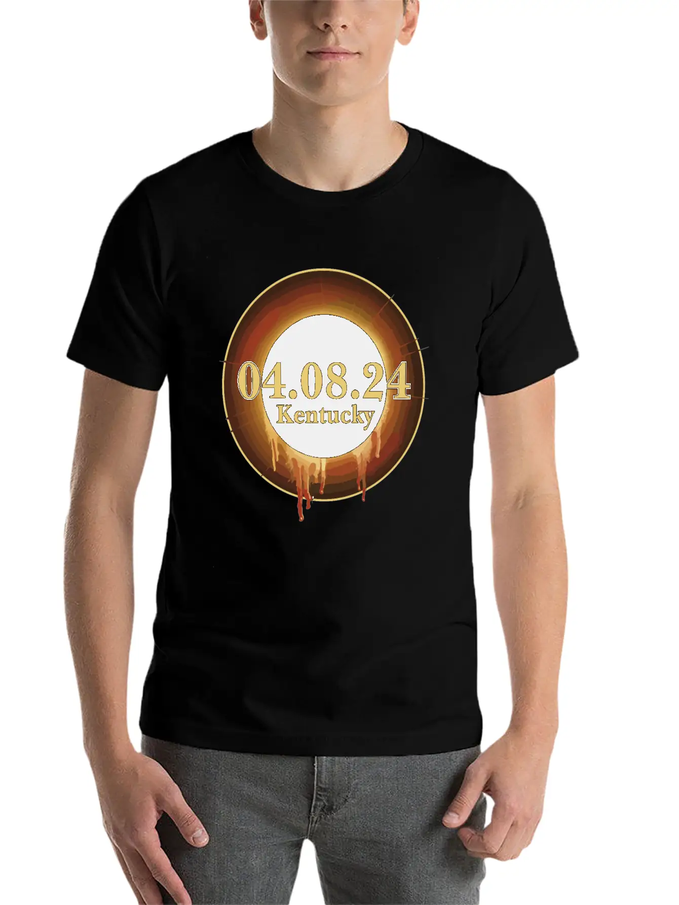 Total Solar Eclipse Path Of Totality Kentucky Unisex Casual T-Shirt – Clean Design For Daily Comfort