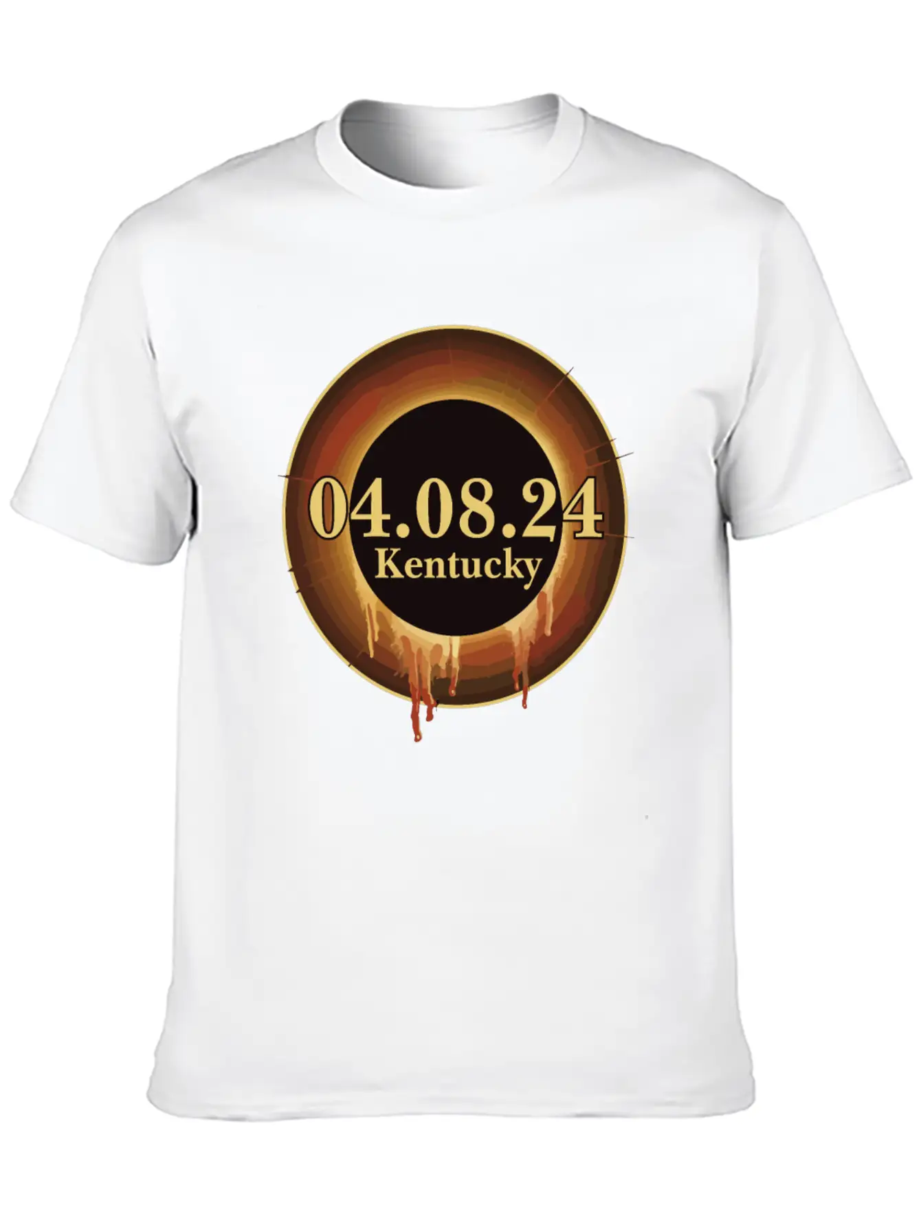 Total Solar Eclipse Path Of Totality Kentucky Unisex Casual T-Shirt – Clean Design For Daily Comfort