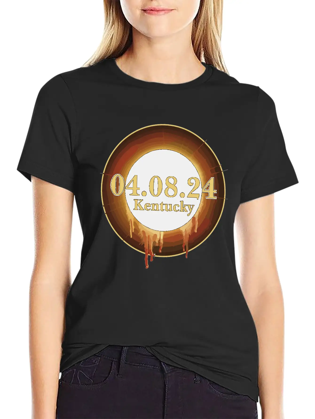 Total Solar Eclipse Path Of Totality Kentucky Unisex Casual T-Shirt – Clean Design For Daily Comfort