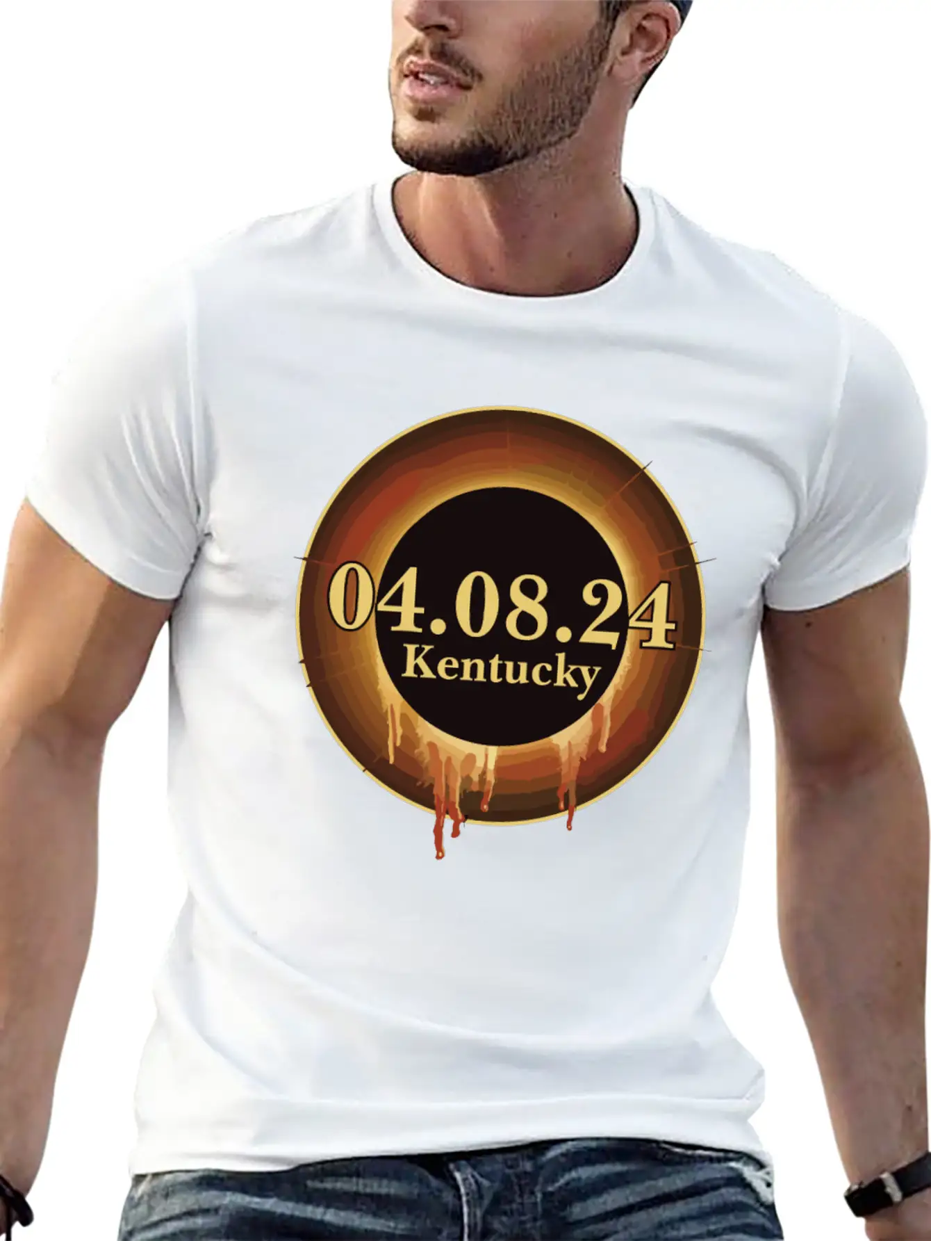 Total Solar Eclipse Path Of Totality Kentucky Unisex Casual T-Shirt – Clean Design For Daily Comfort