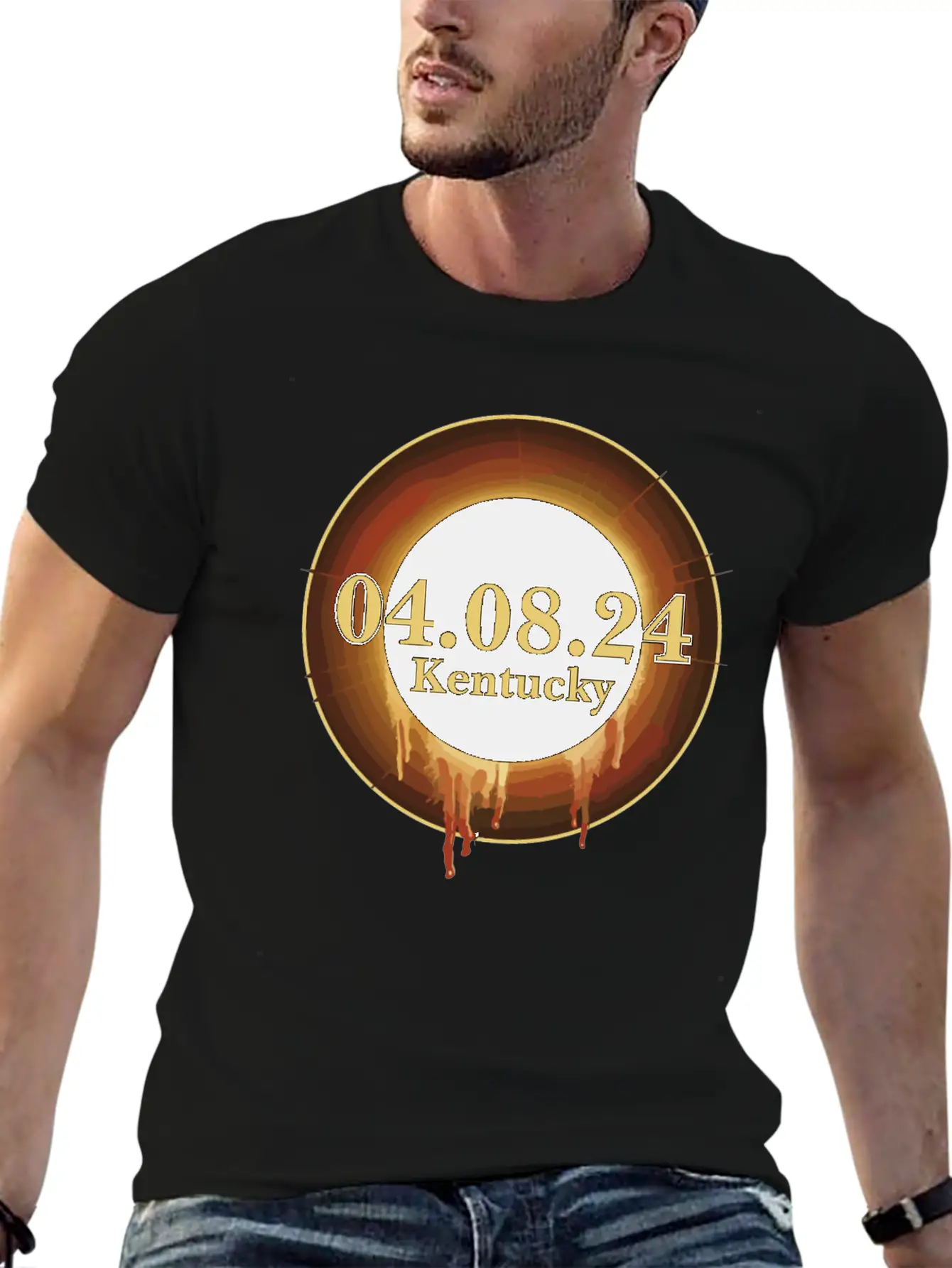 Total Solar Eclipse Path Of Totality Kentucky Unisex Casual T-Shirt – Clean Design For Daily Comfort