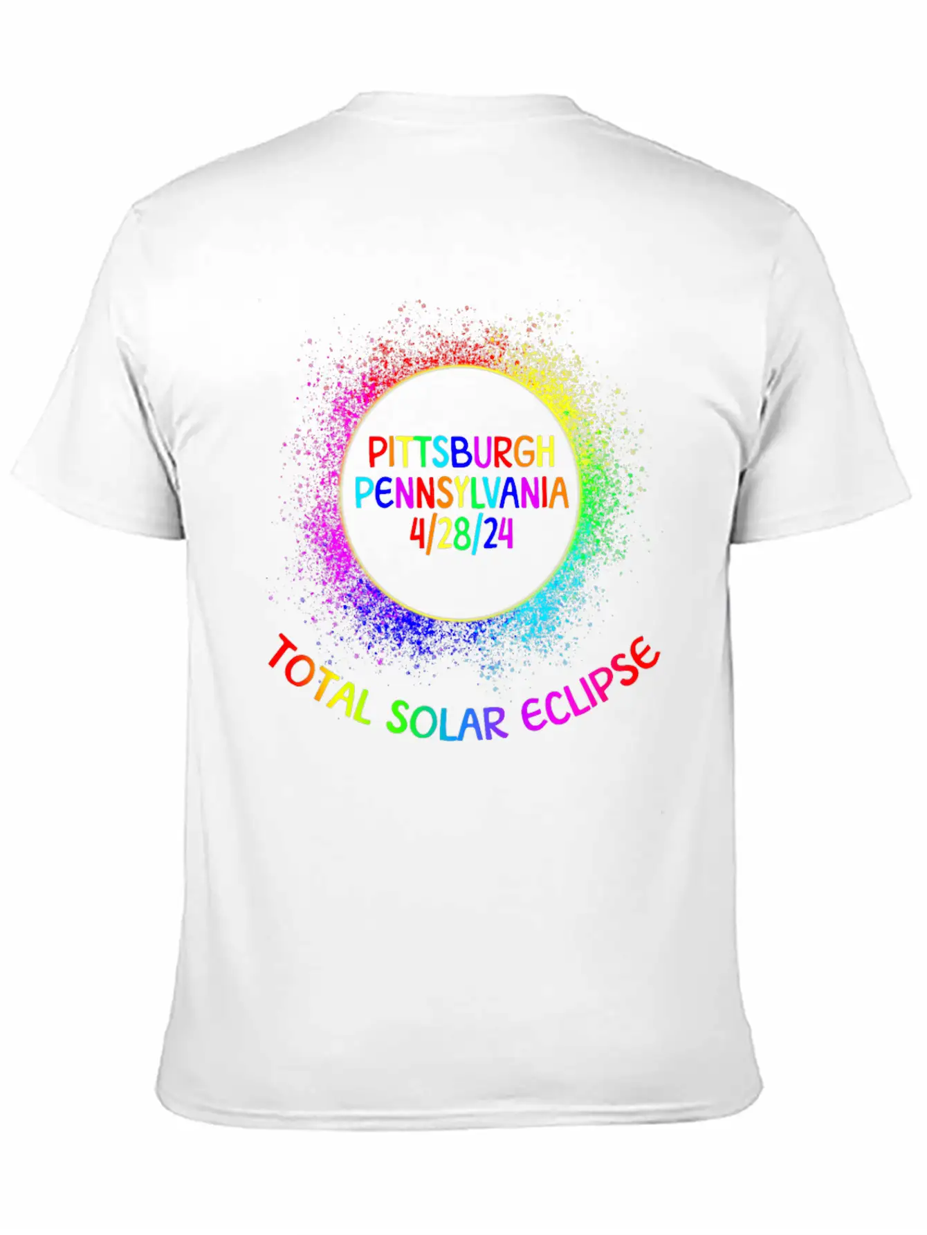 Total Solar Eclipse Pittsburgh Pennsylvaniafamily Lightweight Cotton T-Shirt – Daily Comfort Graphic Shirt
