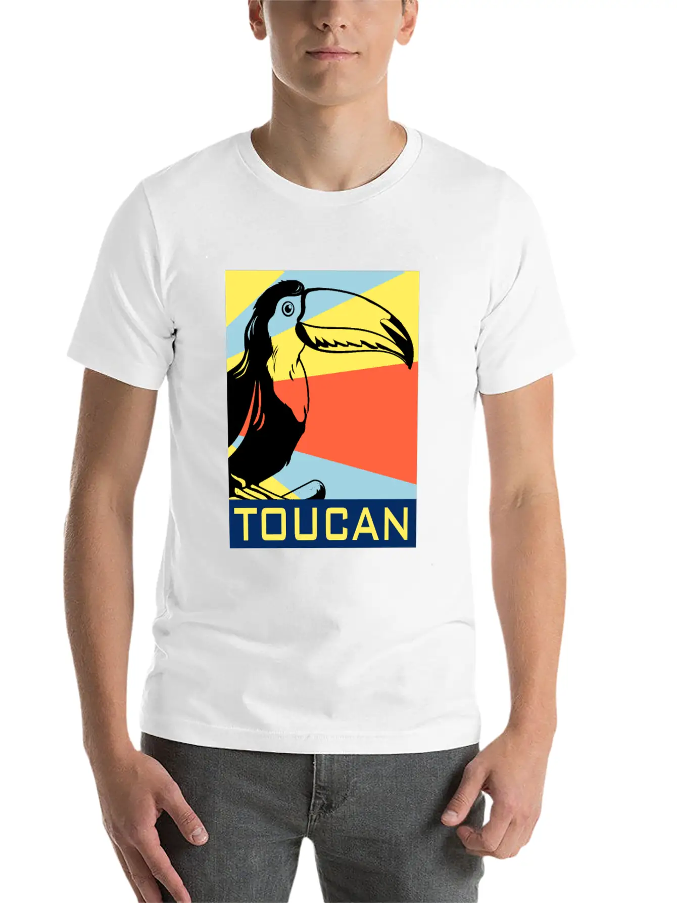 Toucan Gift Tropical Jungle Bird Watching Pecker Essential Cotton Tee For Daily Outfits – Unisex Style