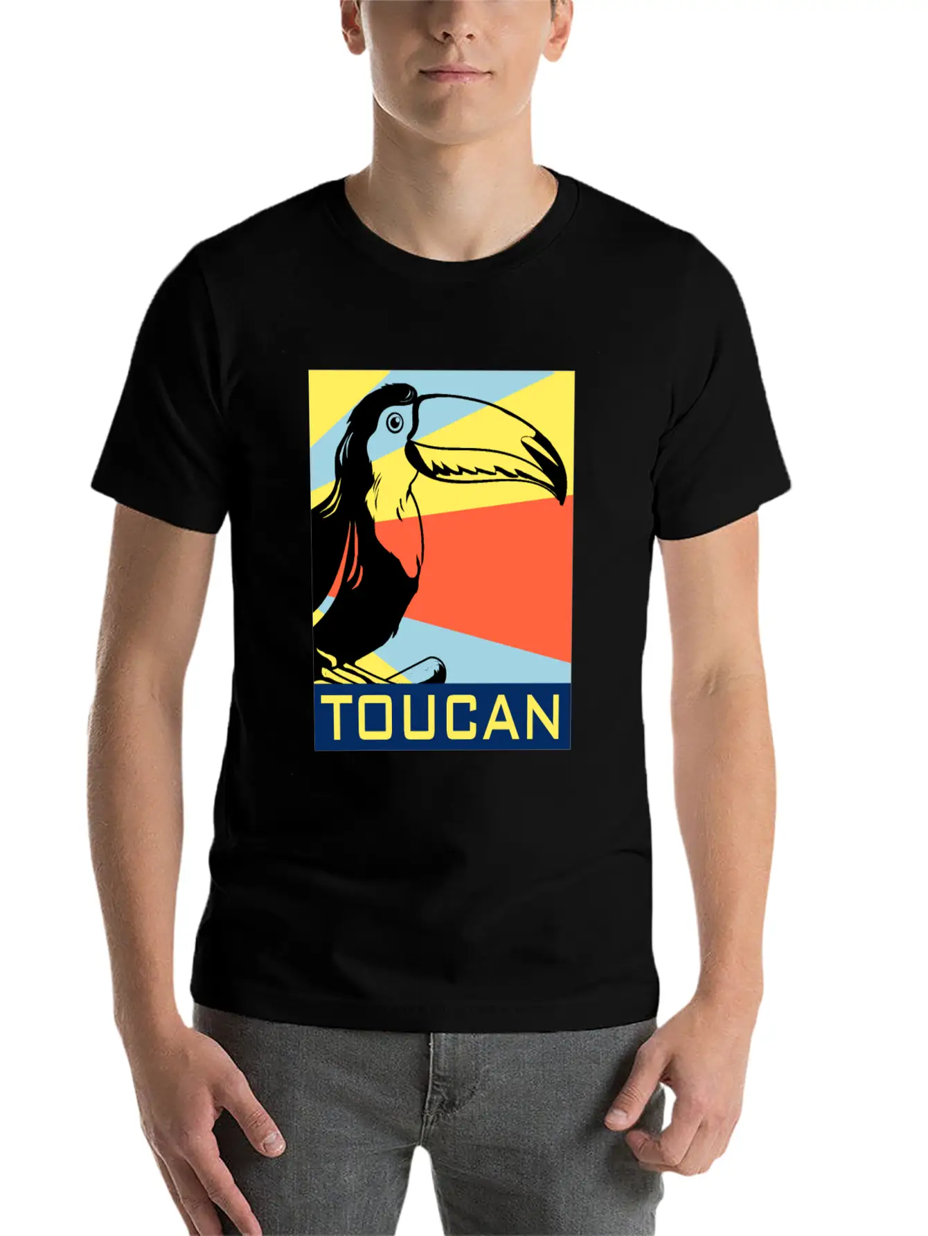 Toucan Gift Tropical Jungle Bird Watching Pecker Essential Cotton Tee For Daily Outfits – Unisex Style