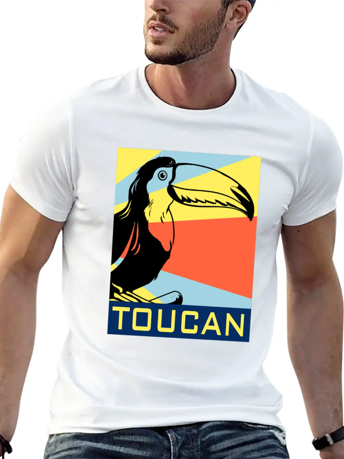 Toucan Gift Tropical Jungle Bird Watching Pecker Essential Cotton Tee For Daily Outfits – Unisex Style