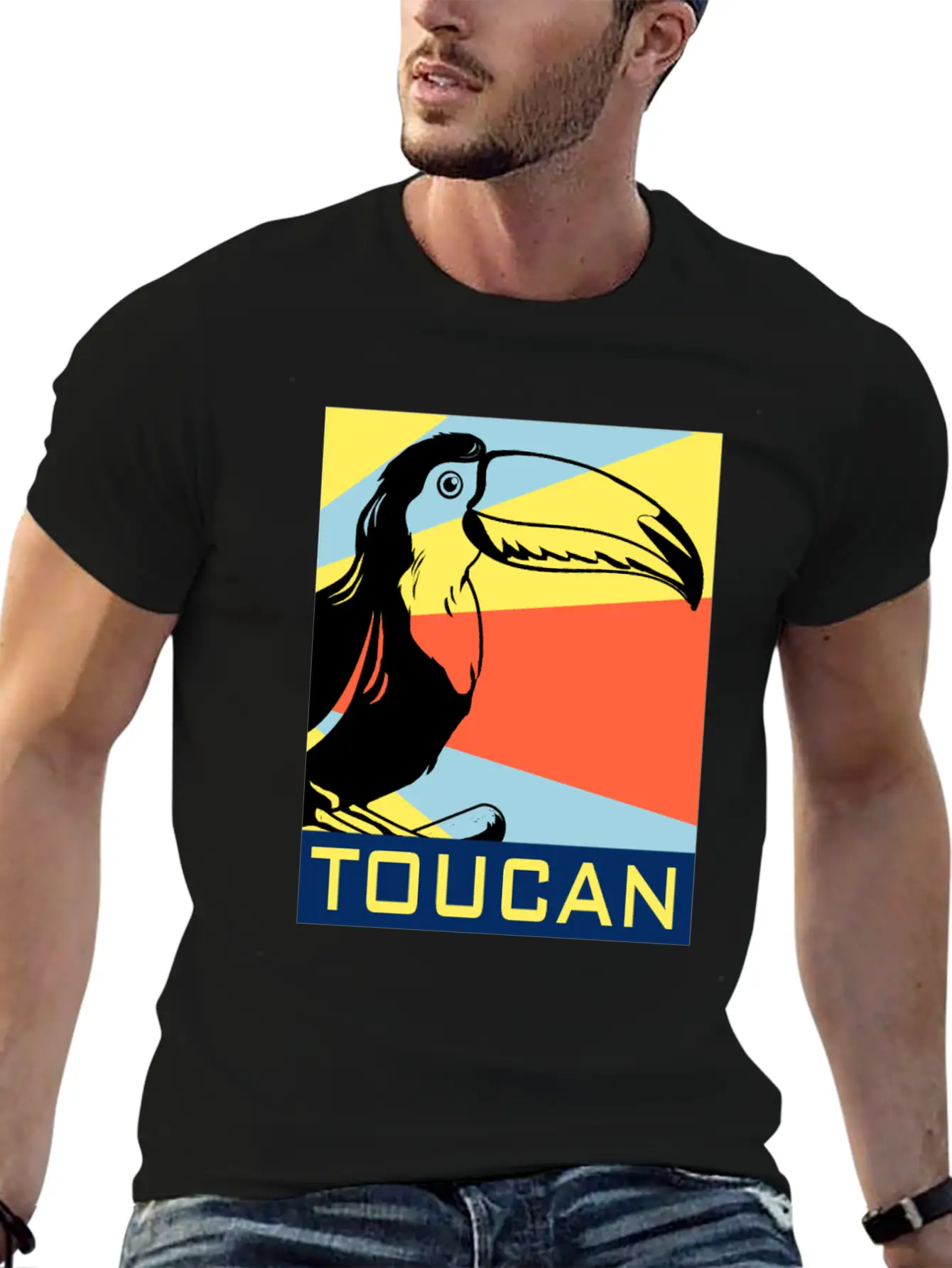 Toucan Gift Tropical Jungle Bird Watching Pecker Essential Cotton Tee For Daily Outfits – Unisex Style