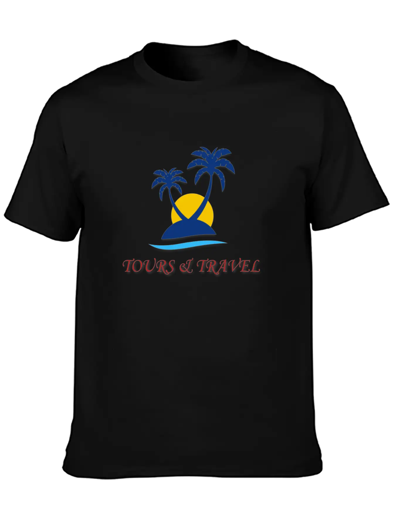 Tours And Travel Modern Fit Casual T-Shirt – Clean And Versatile Design