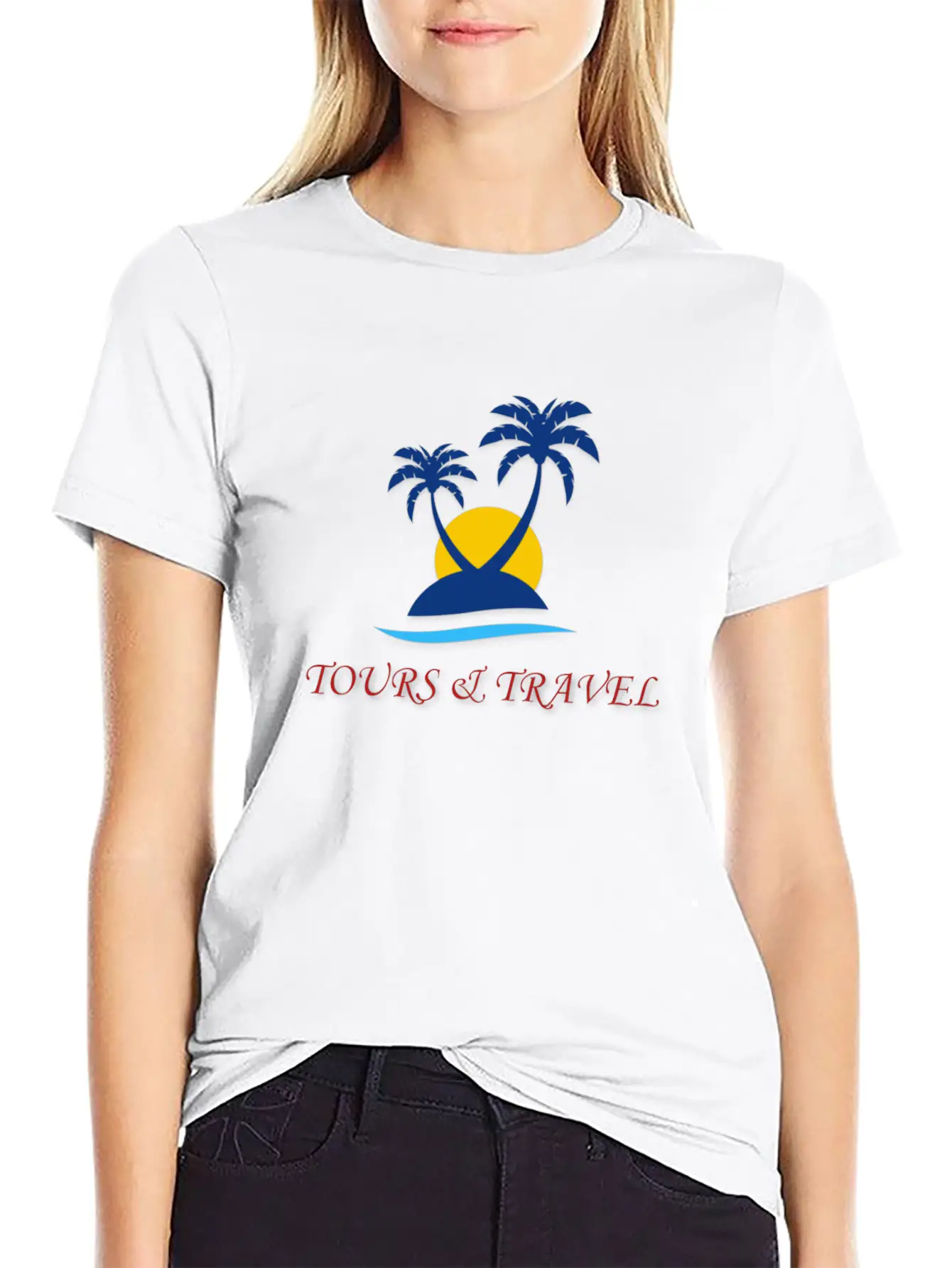 Tours And Travel Modern Fit Casual T-Shirt – Clean And Versatile Design