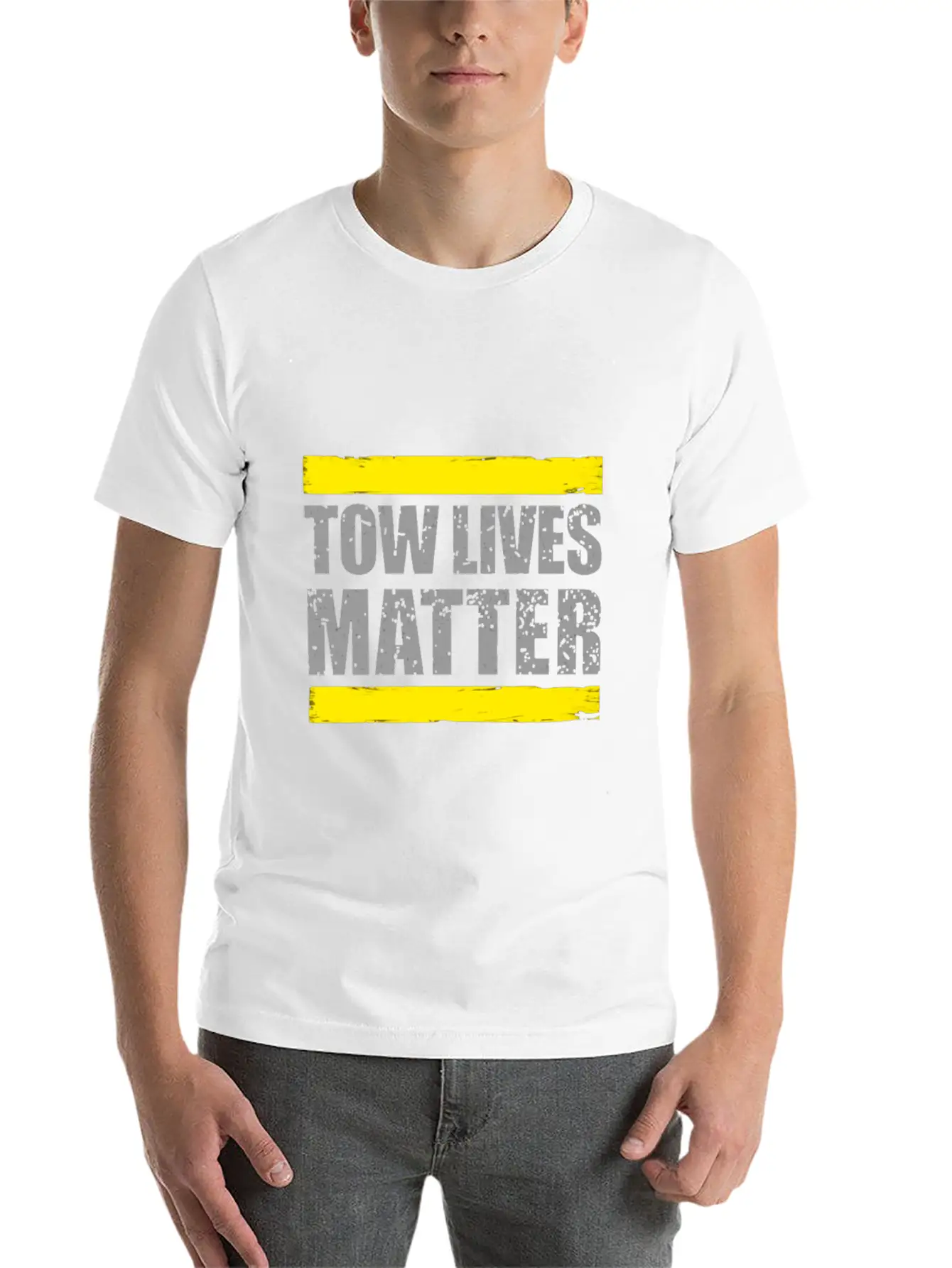 Tow Lives Matter Tow Truck Driver Basic Graphic T-Shirt – Daily Comfort In Soft Cotton