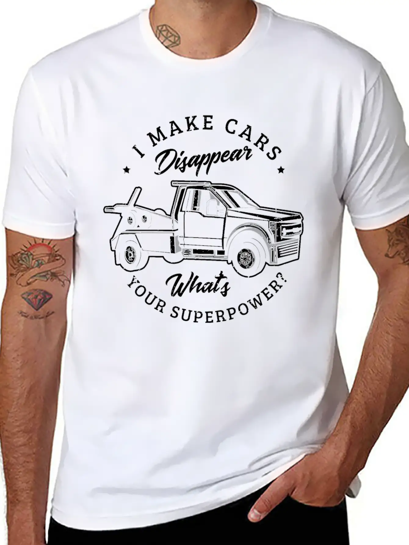Tow Truck Tow Trucker Truck Driver Relaxed Everyday Tee – Lightweight And Durable Cotton